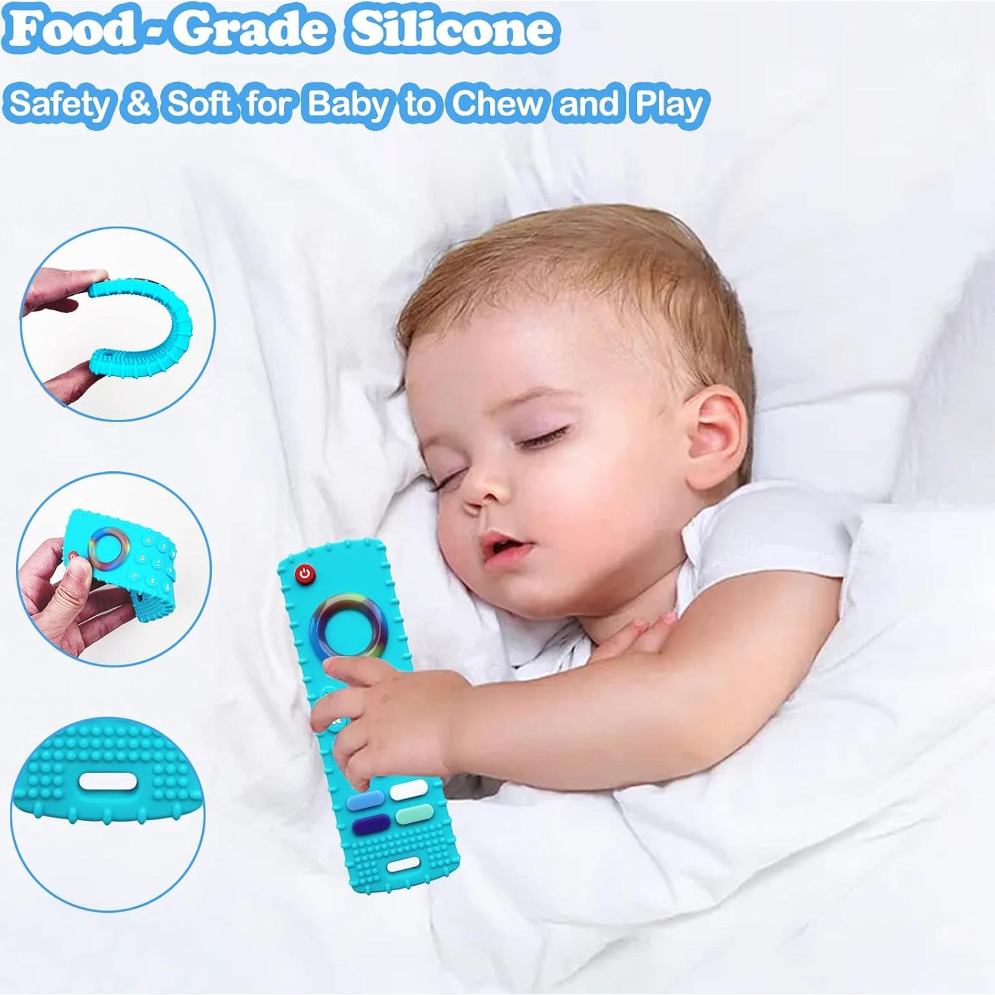 Mordedor de Silicona para Bebés Control Remoto FTV-1 Pack