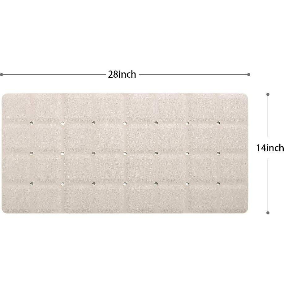 Alfombrilla de baño antideslizante Webos 71x36 cm Beige