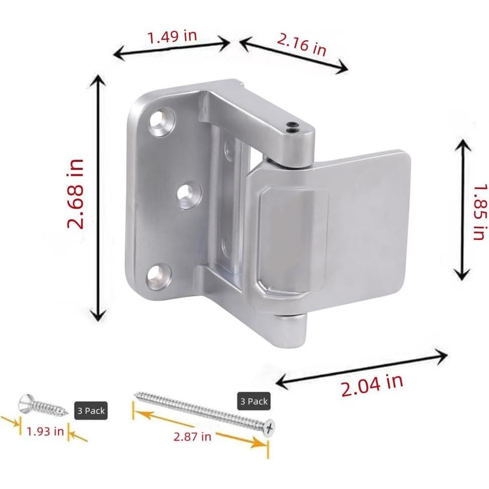 Cerradura de Seguridad para Puerta Wannianmu Plateada 255g