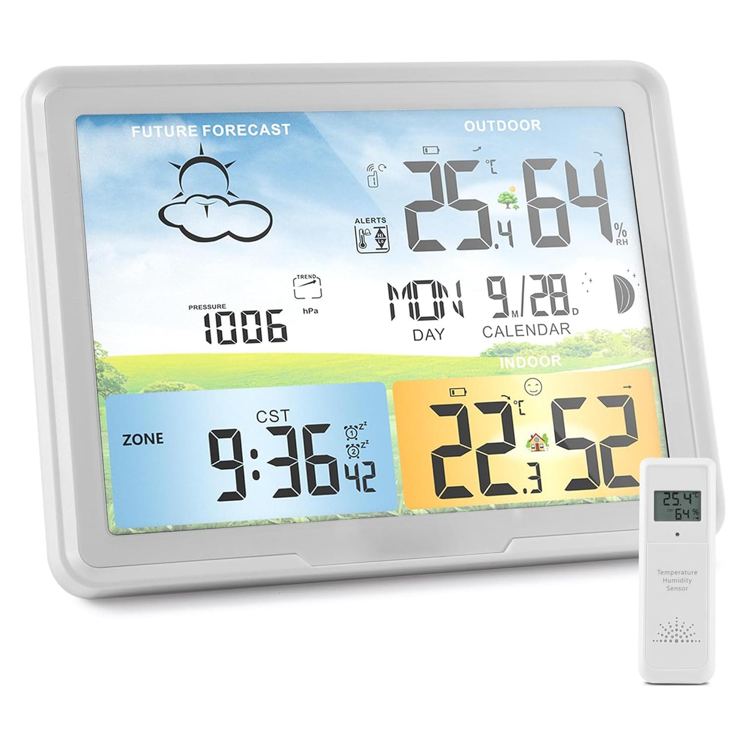 Estación Meteorológica Inalámbrica HaureiGi QXZ-20A 10 en 1