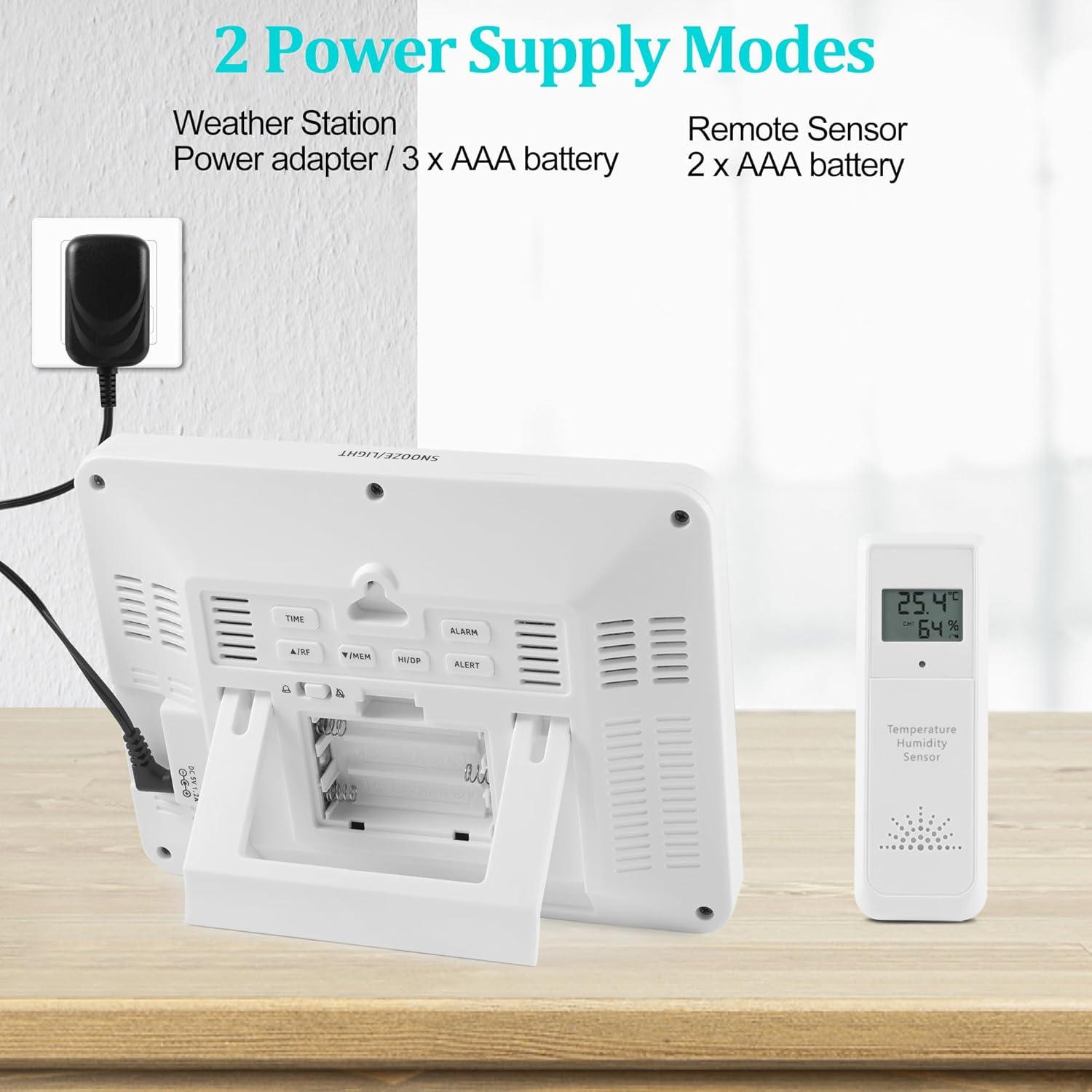 Estación Meteorológica Inalámbrica HaureiGi QXZ-20A 10 en 1