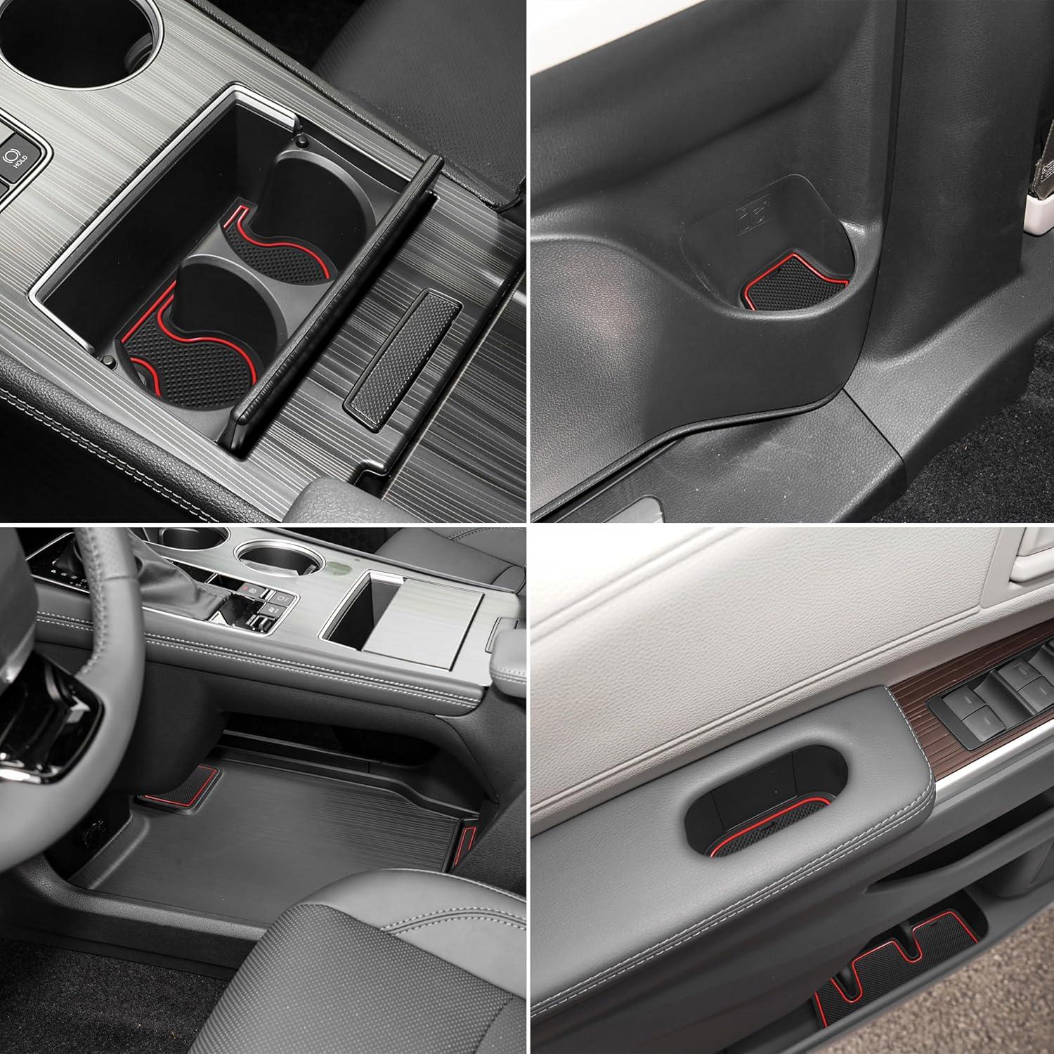 Inserto para Portavasos SENSHINE Toyota Sienna 2024-2021 Rojo