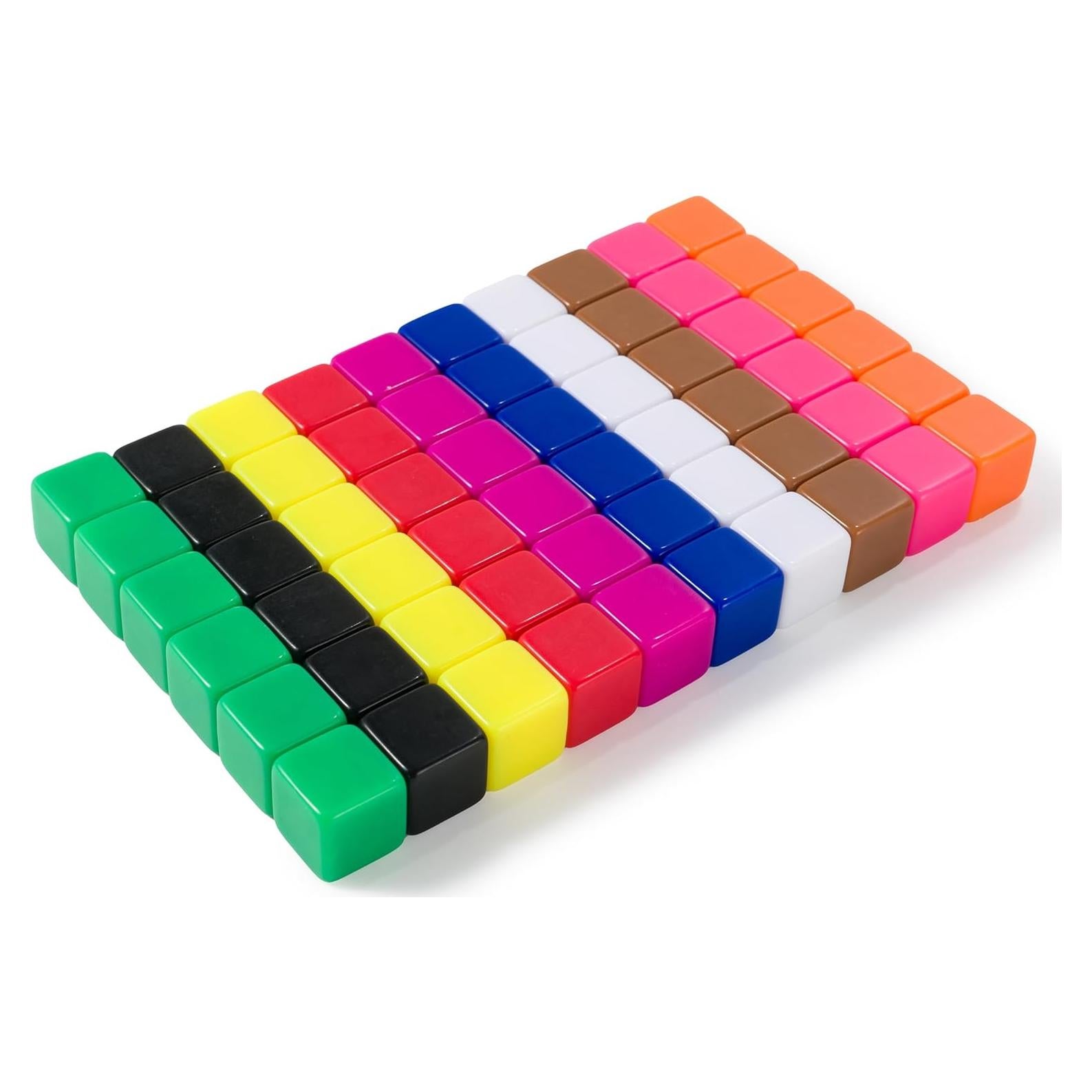 60 Dados en Blanco Multi-color Apostrophe Games - 7.87x16.51 cm