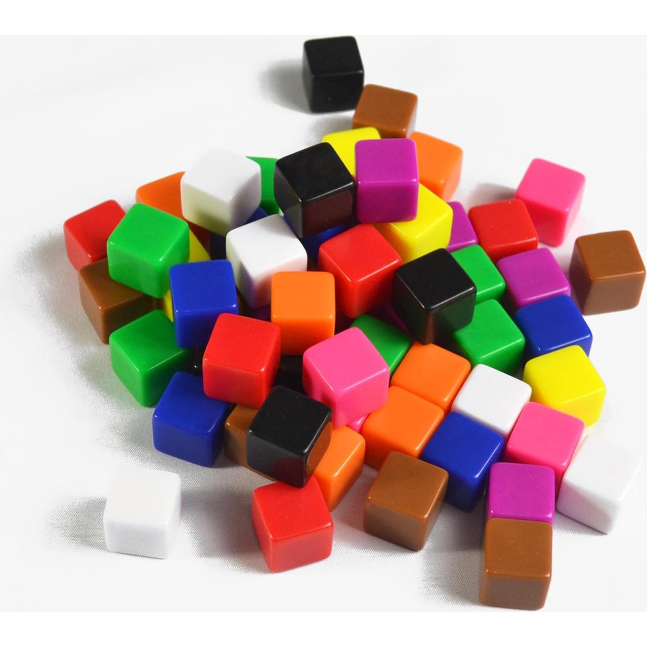 60 Dados en Blanco Multi-color Apostrophe Games - 7.87x16.51 cm