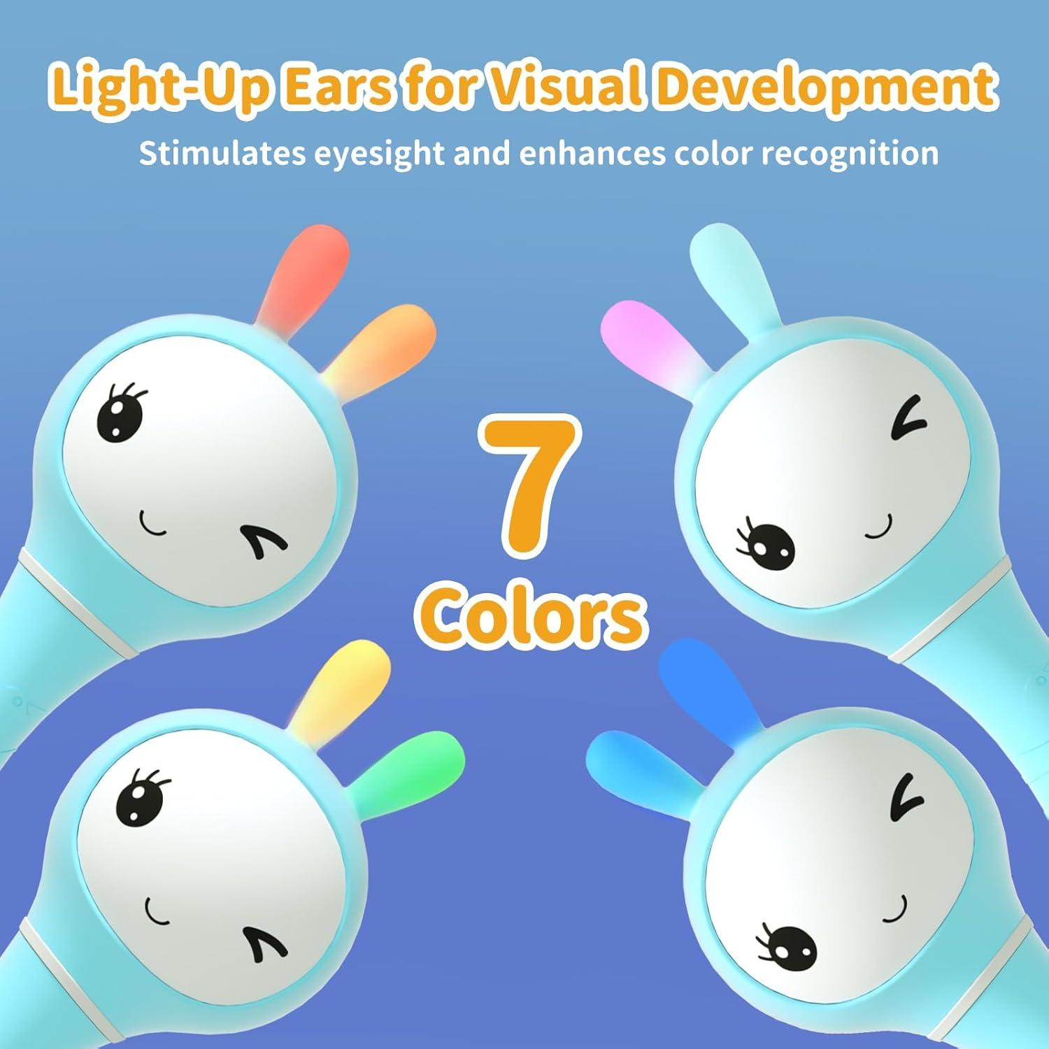 Sonajero Musical Alilo Smarty Bunny Azul 0-24 Meses