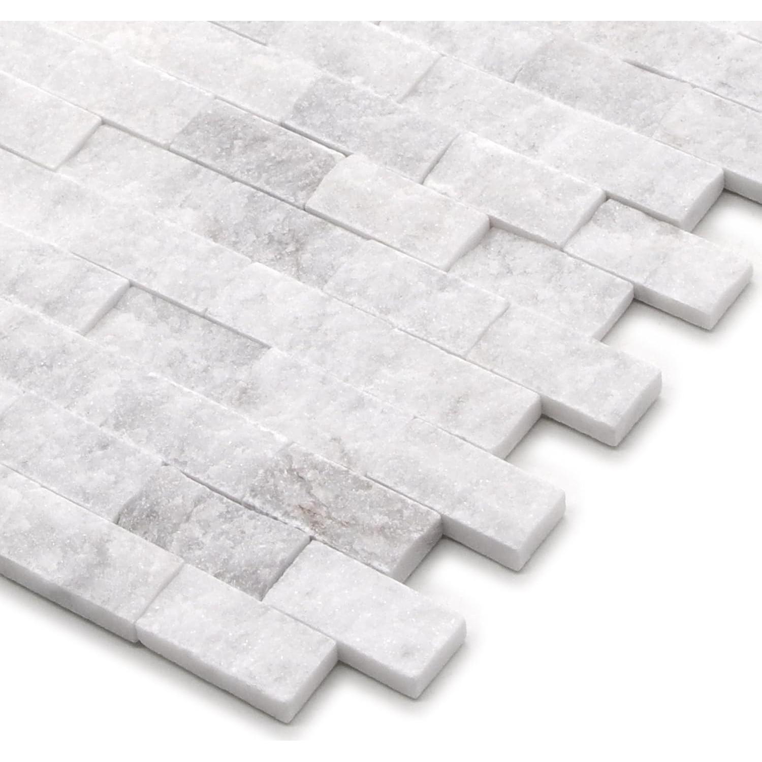 Azulejos de Mosaico Natural Autoadhesivos Sunwings 5 Hojas 0.385 m²