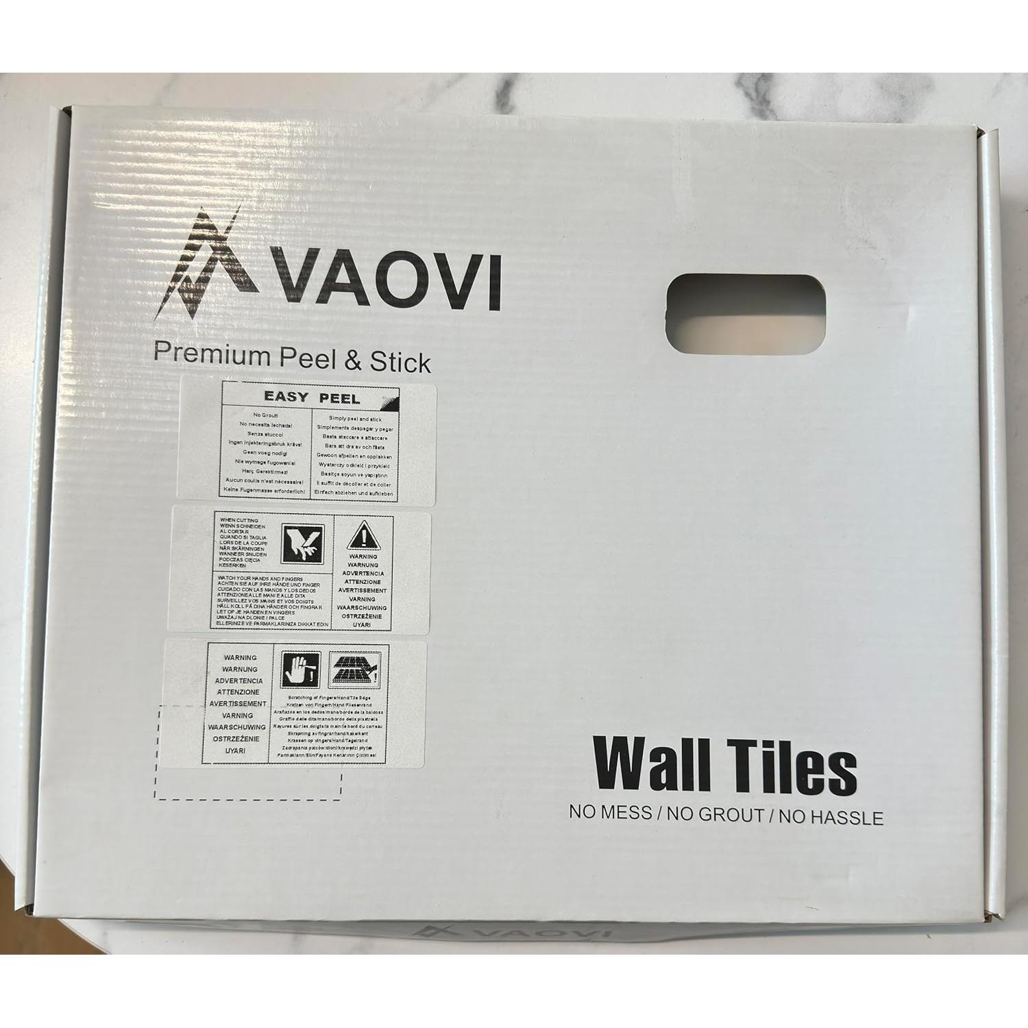 Azulejos Autoadhesivos VAOVI Gold Hexagonales 10 Hojas 3mm