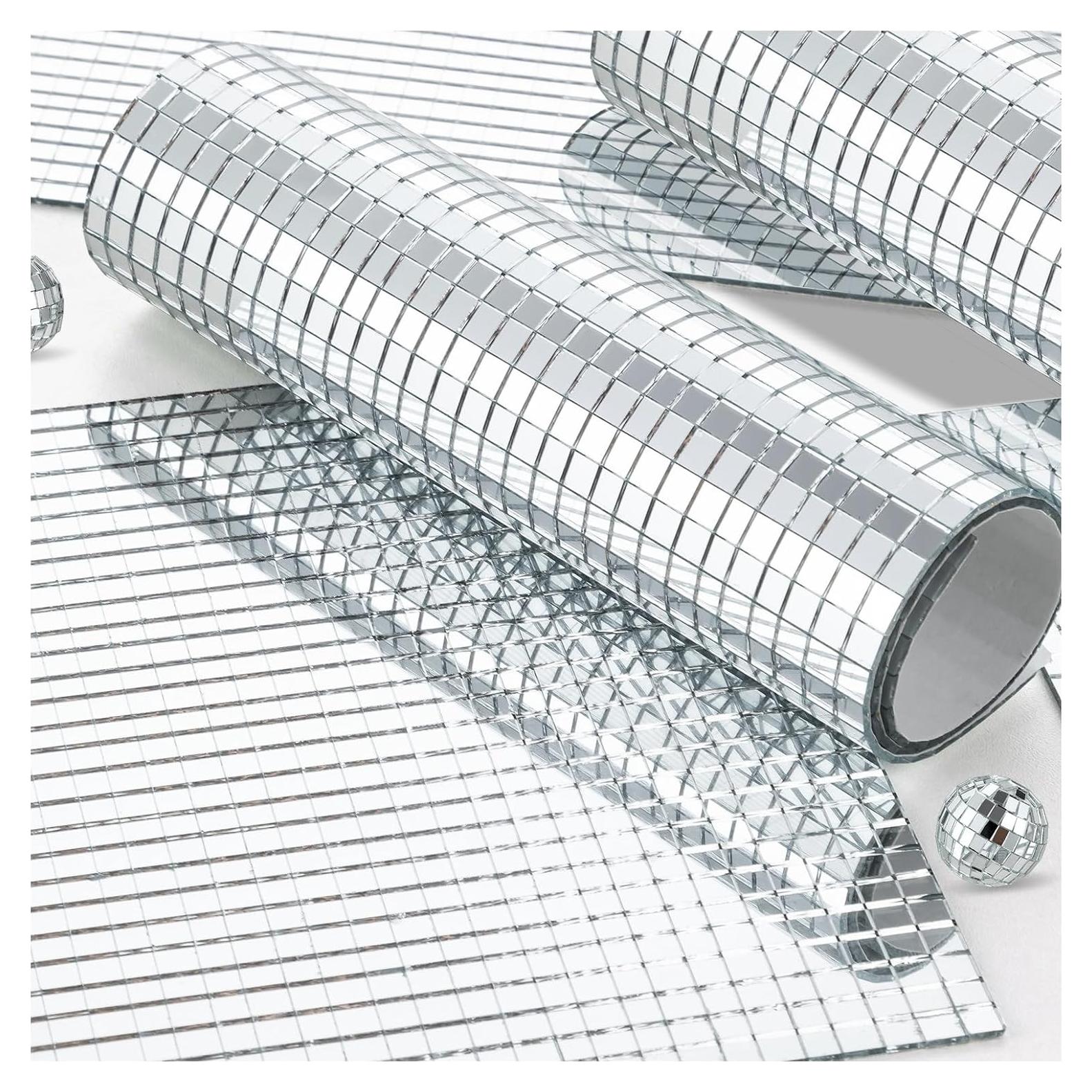 Azulejos de Espejo Mosaico MGZTTHW 10800pcs 5x5mm Autoadhesivos