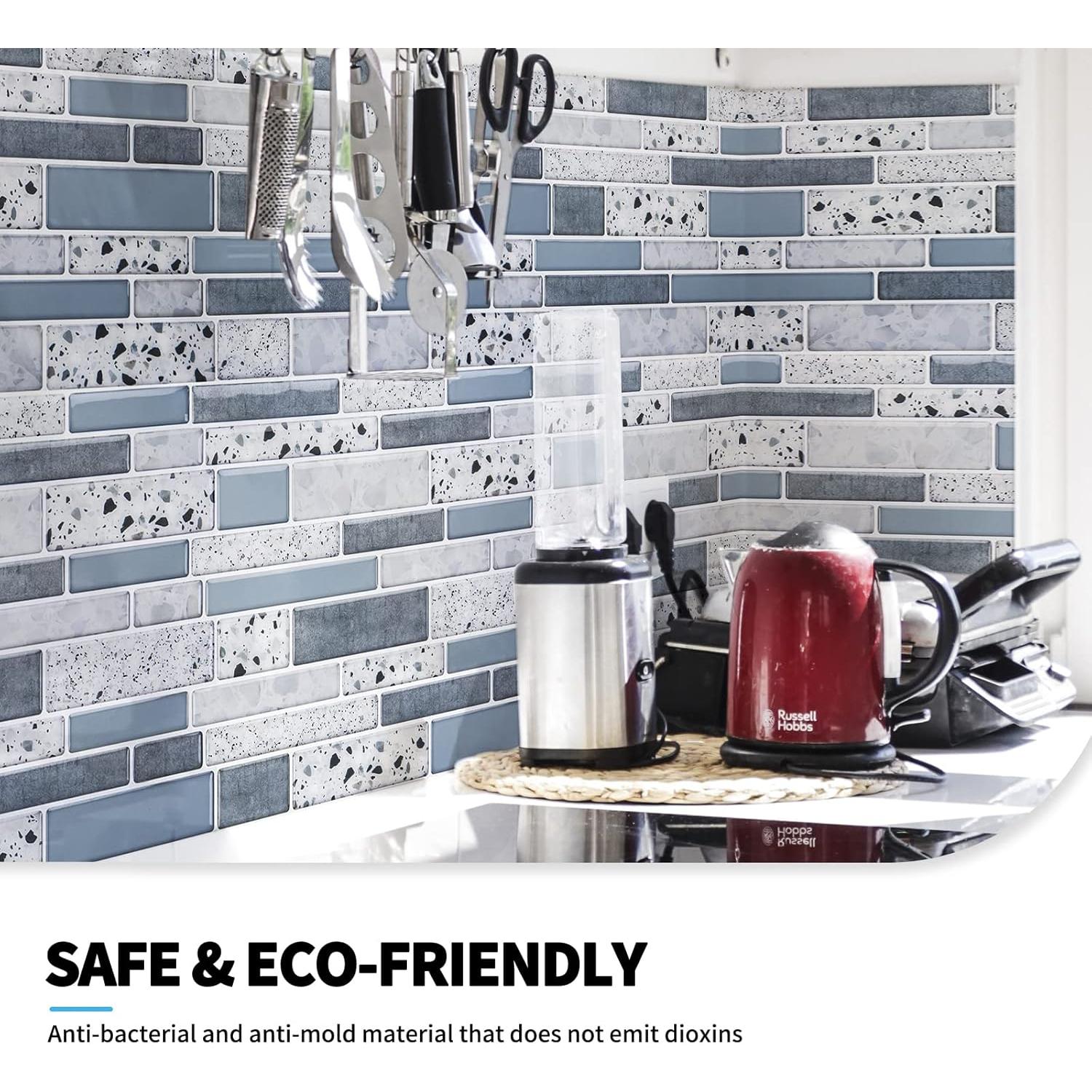 Azulejos Autoadhesivos Art3d de Mármol 30x30cm - 10 Hojas