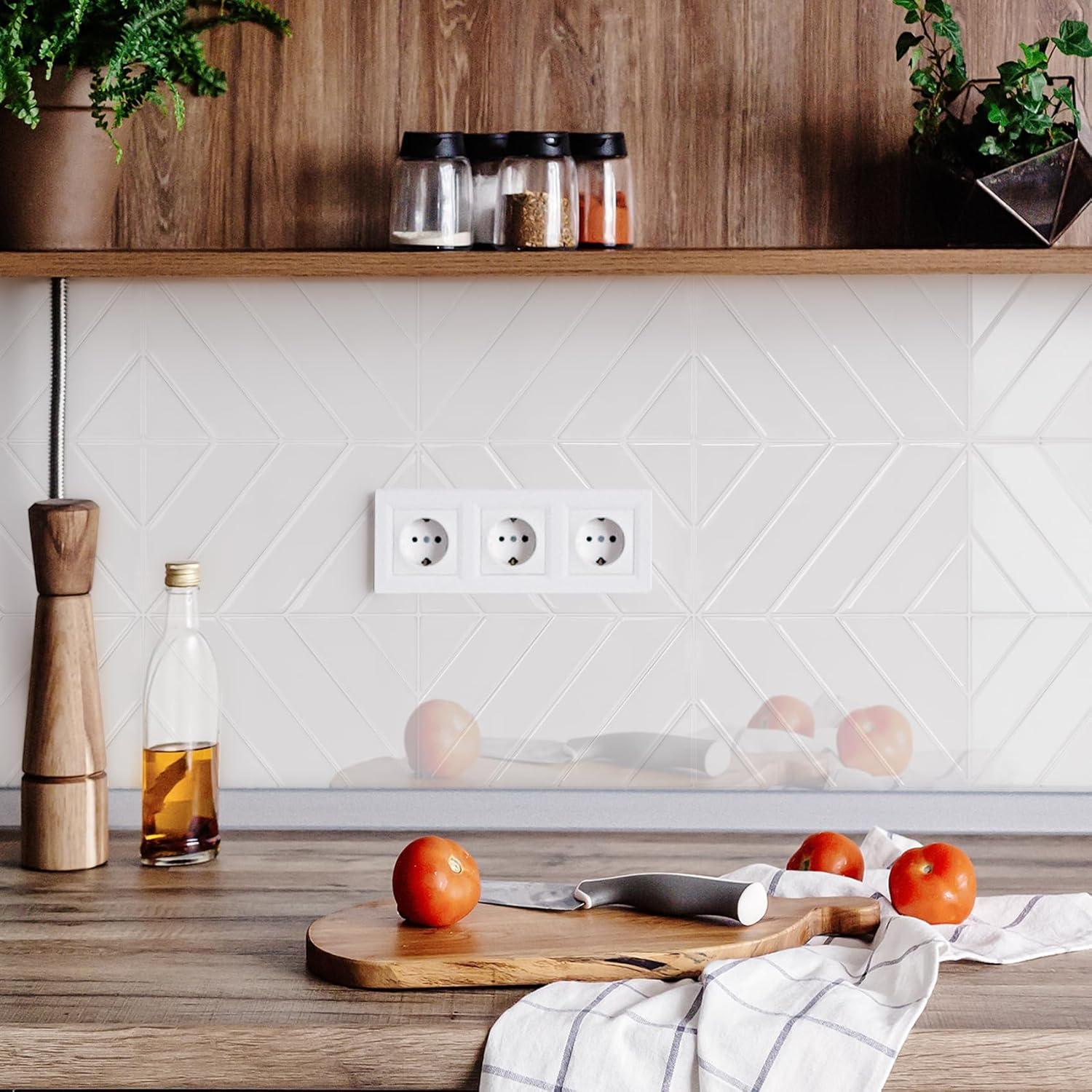 Azulejos Autoadhesivos Herringbone STICKGOO 10 Hojas 32x25cm