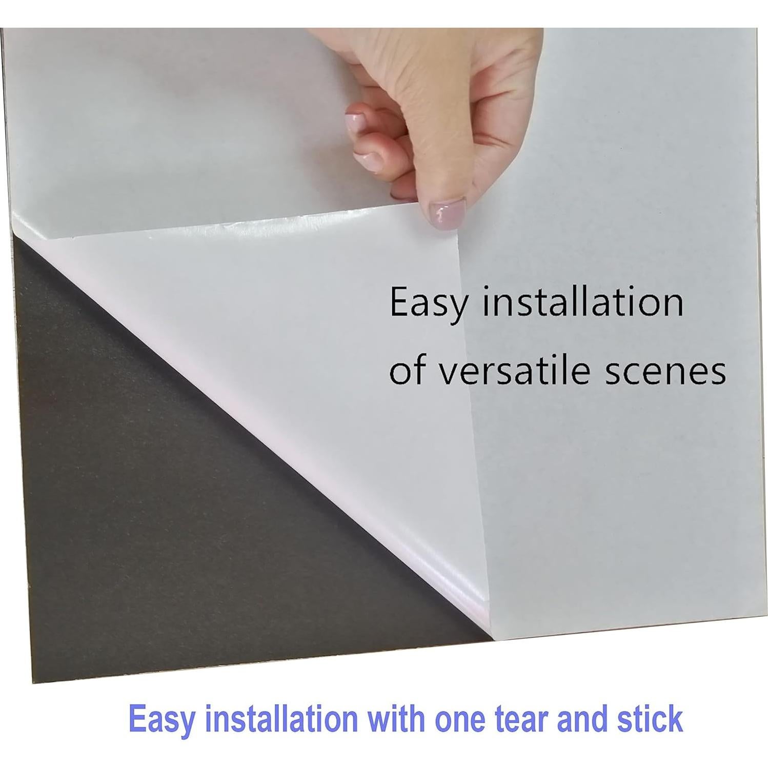 Paneles de Azulejos Autoadhesivos XUANINY 10 Piezas 29x29cm Bronce