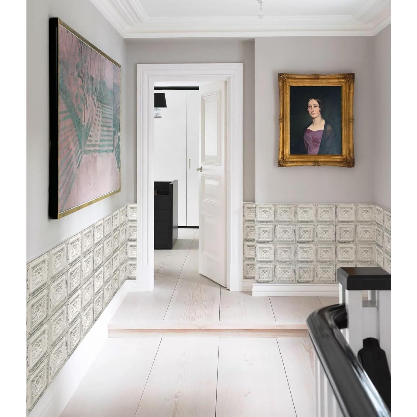 Papel Tapiz Autoadhesivo Froluya Azulejos Vintage 42.9x300 cm