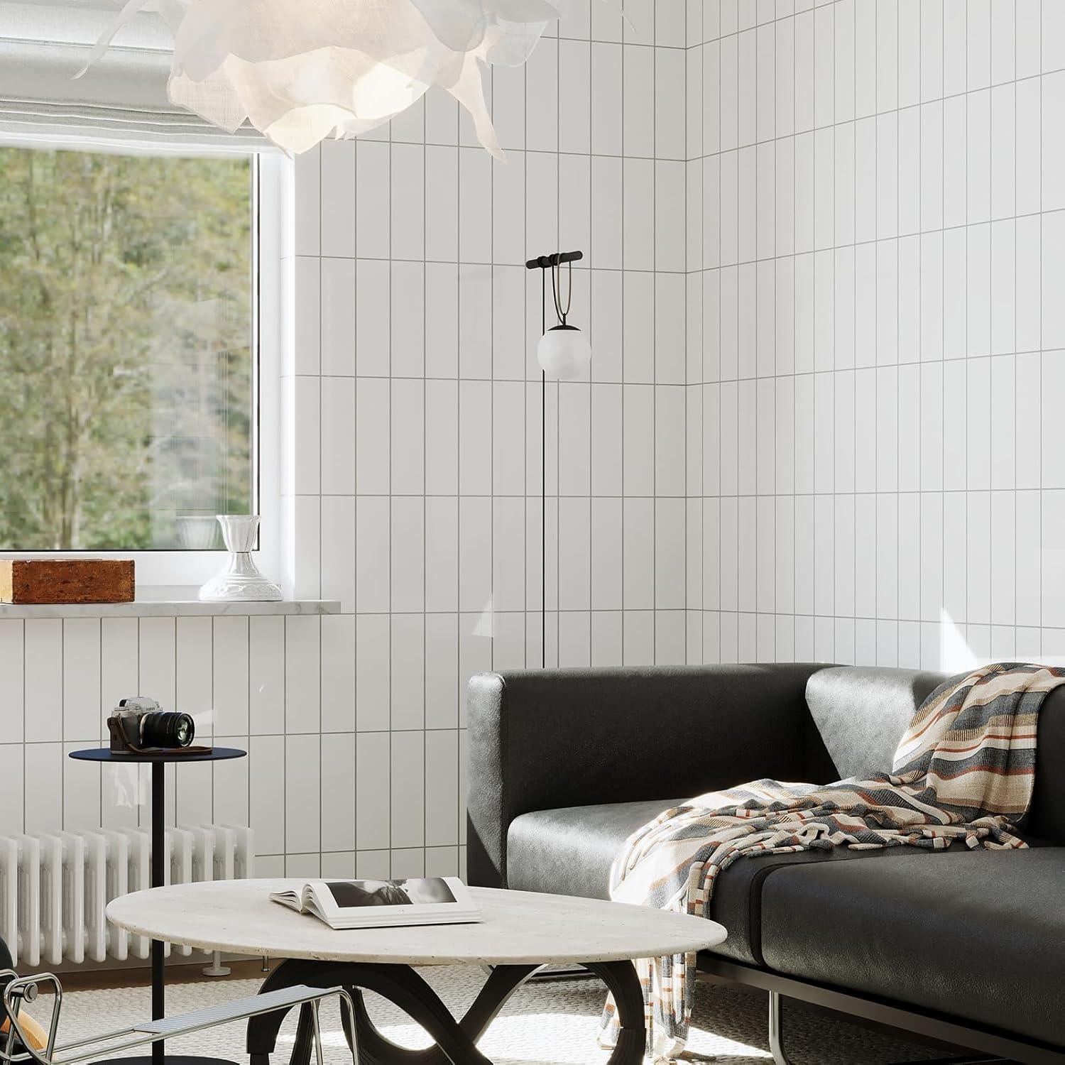 Azulejos Autoadhesivos Art3d de Mármol Falso 10 Hojas 29x23cm