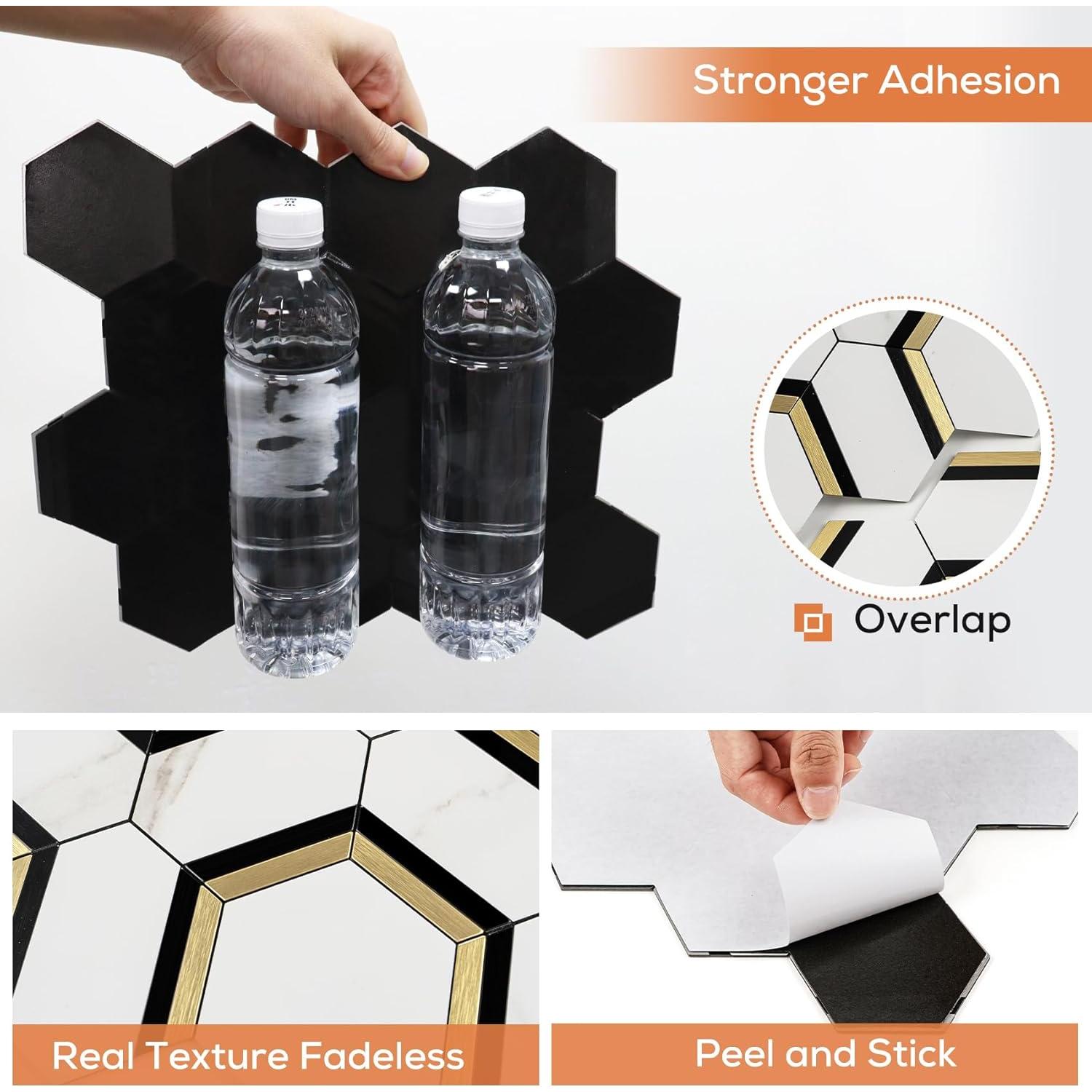 Azulejos Autoadhesivos STICKGOO 10 Hojas 30x25.9 cm Mosaico