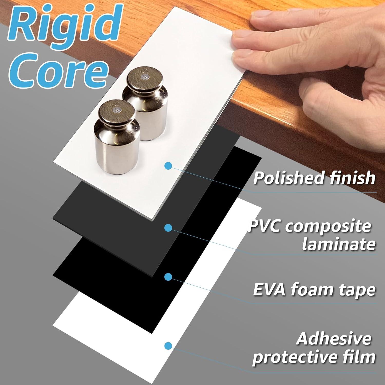 Azulejo de Pared Autoadhesivo Art3d 102 Piezas 7.62x15.24cm Blanco