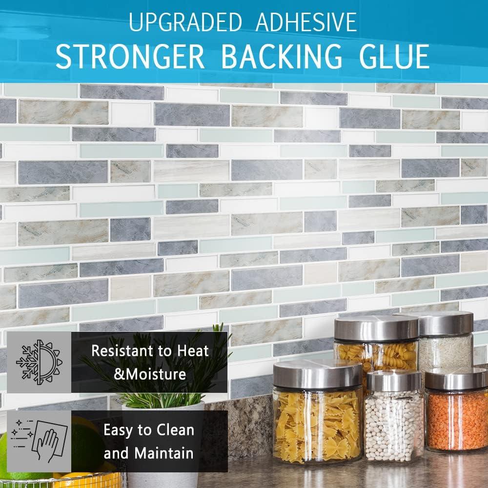 Azulejos Autoadhesivos Vamos Tile 10 Hojas 30.48x30.48cm Verde Claro