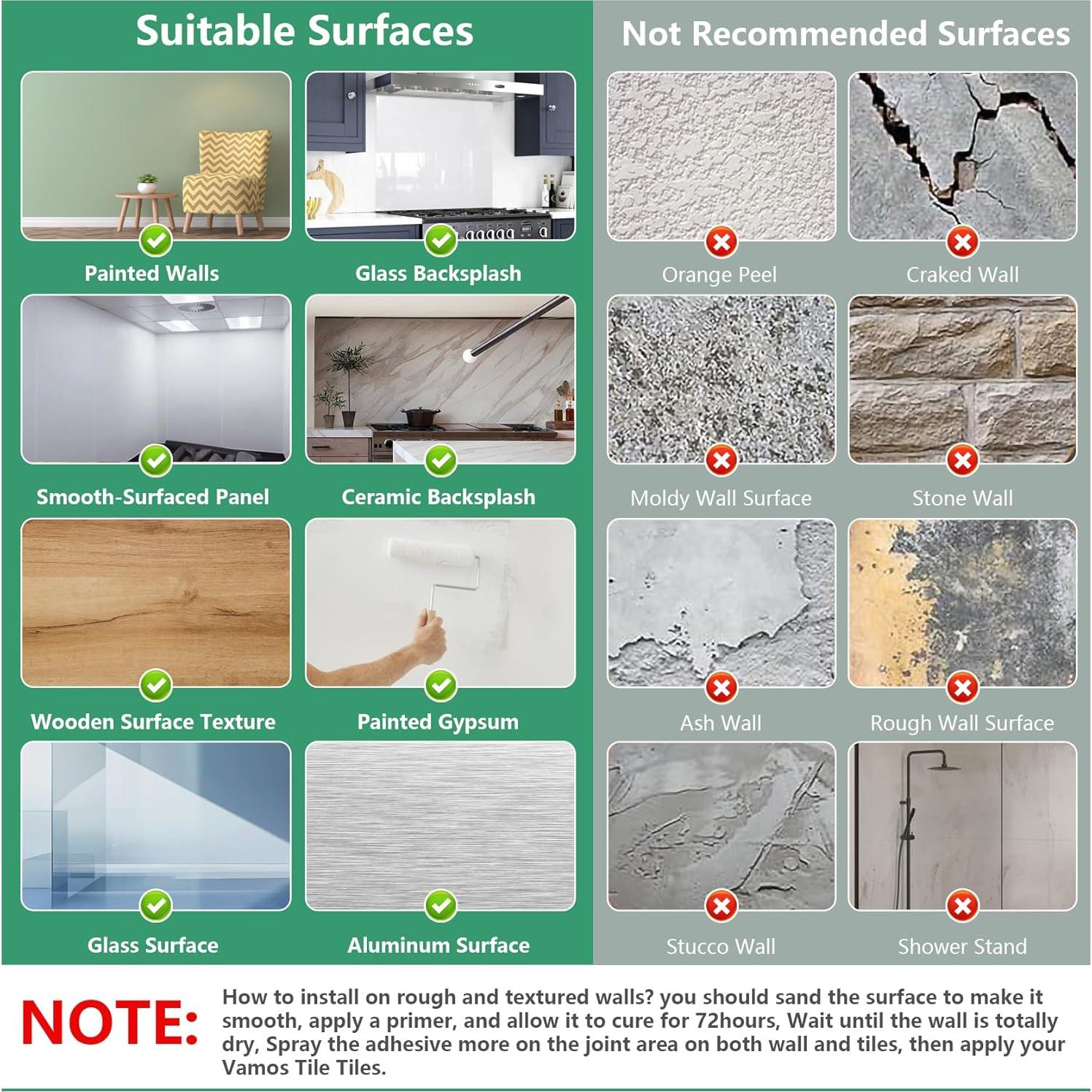 Azulejos Autoadhesivos Vamos Tile 10 Hojas 30.48x30.48cm Verde Claro