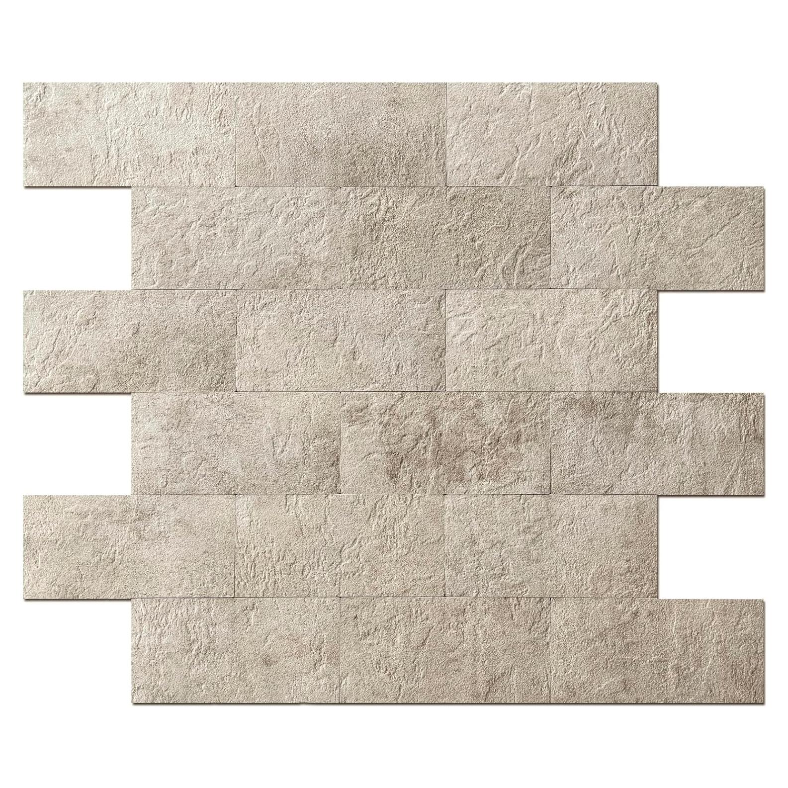 Azulejos Autoadhesivos Art3d 10 Piezas Beige Piedra 29x34 cm