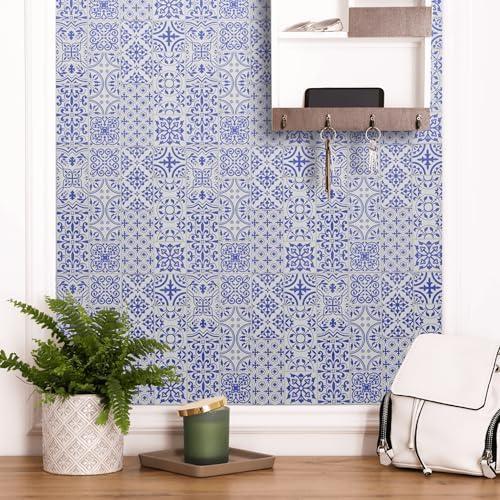 Paquete de 24 Azulejos de Papel Autoadhesivos Main Street 20x20 cm