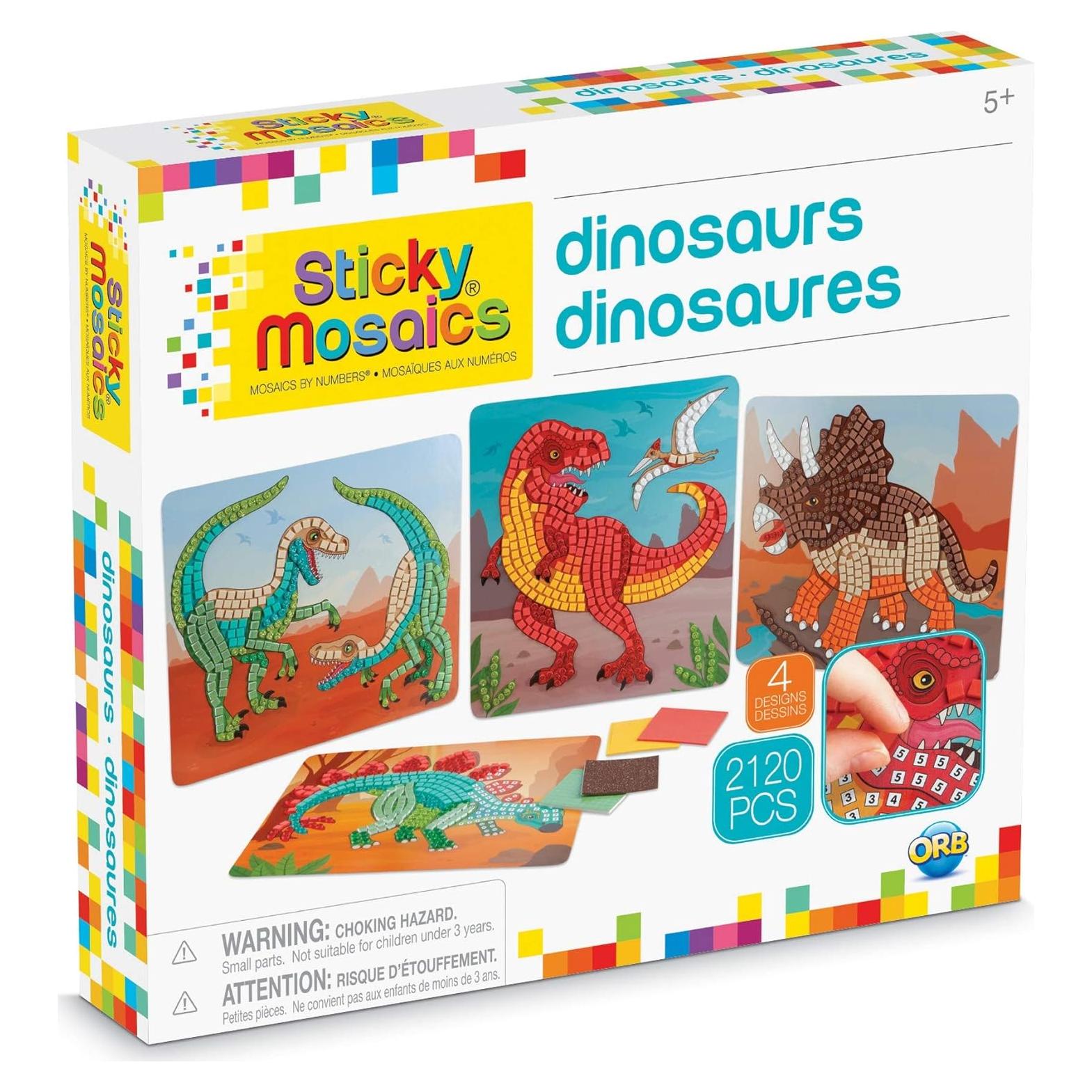 Mosaicos Adhesivos de Dinosaurios ORB - 2120 Piezas