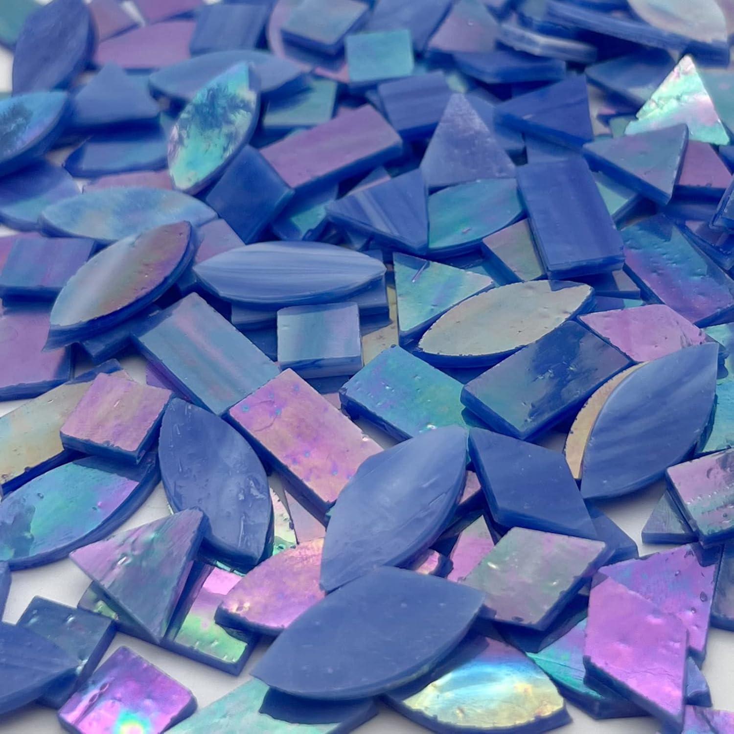 Azulejos de Mosaico de Vidrio Iridiscente LITMIND 240 Piezas