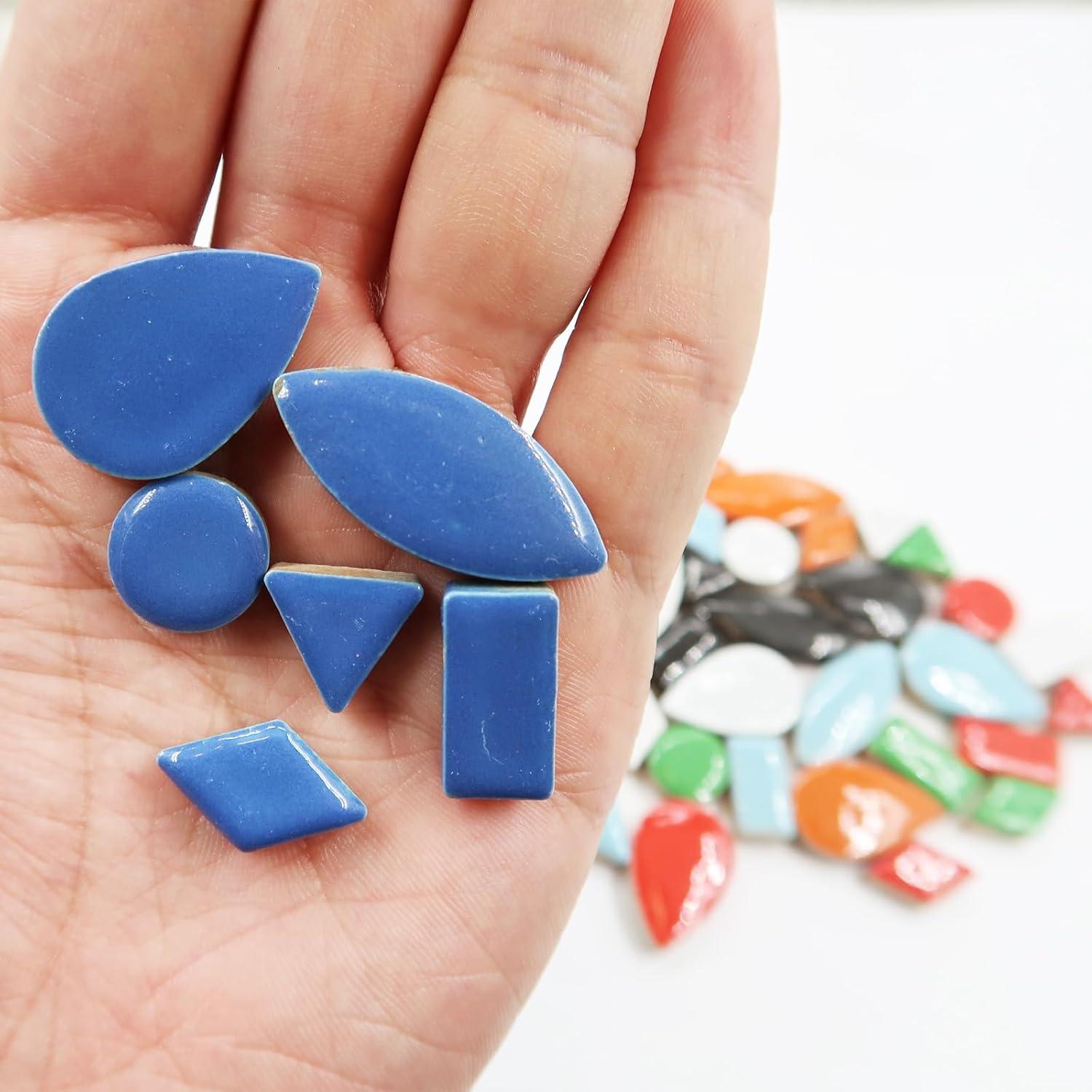 Azulejos de Mosaico Cerámico SMANTA Gotas de Lluvia 50 Piezas