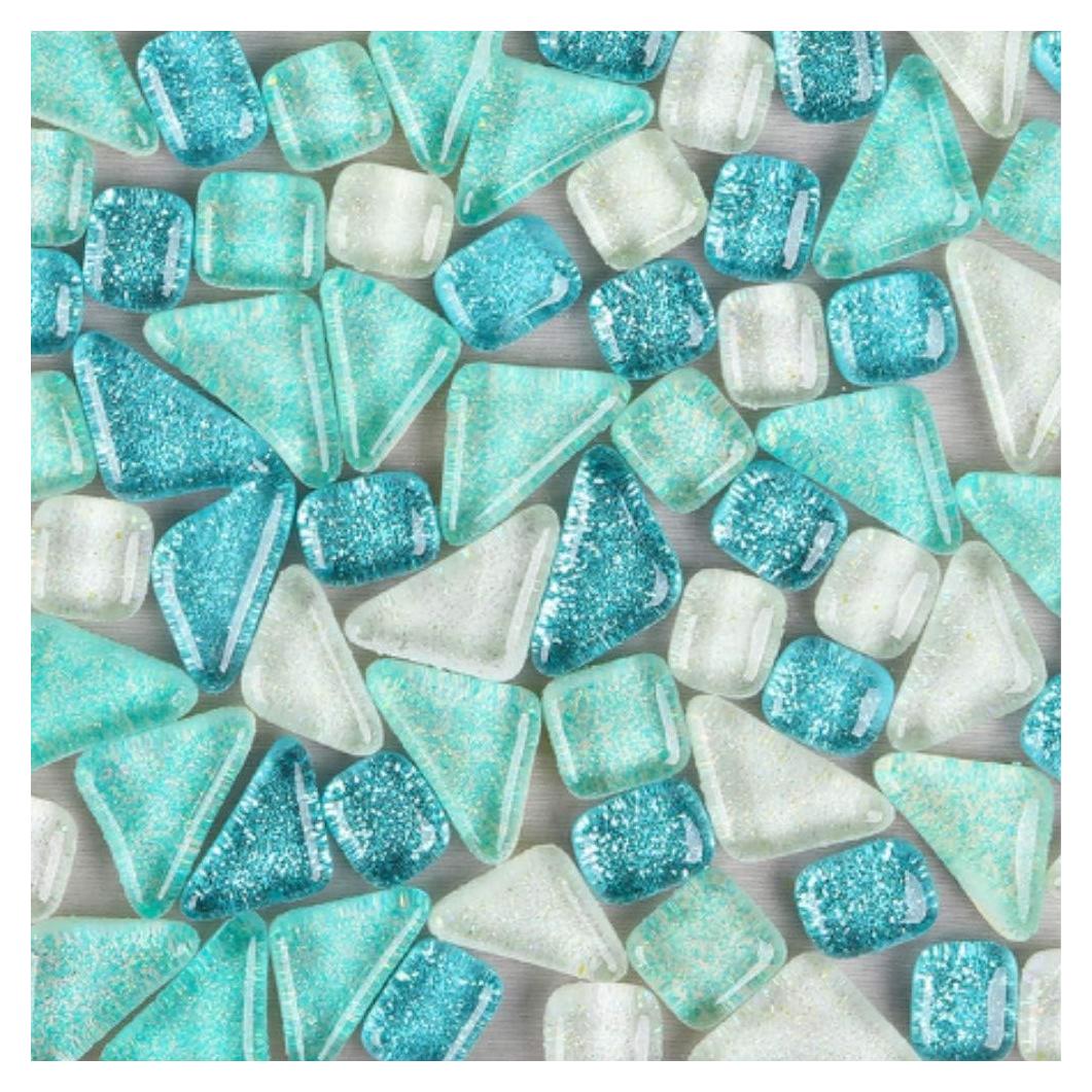 200g Azulejos de Mosaico de Cristal Esweny para Manualidades