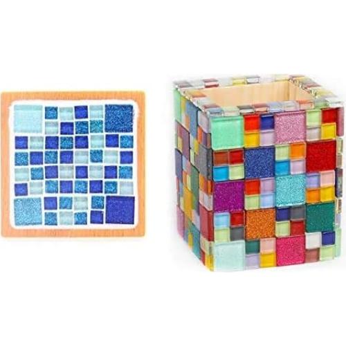 200g Azulejos de Mosaico de Cristal Esweny para Manualidades