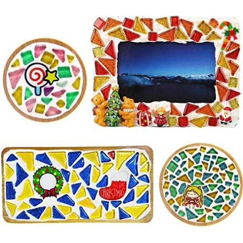 200g Azulejos de Mosaico de Cristal Esweny para Manualidades