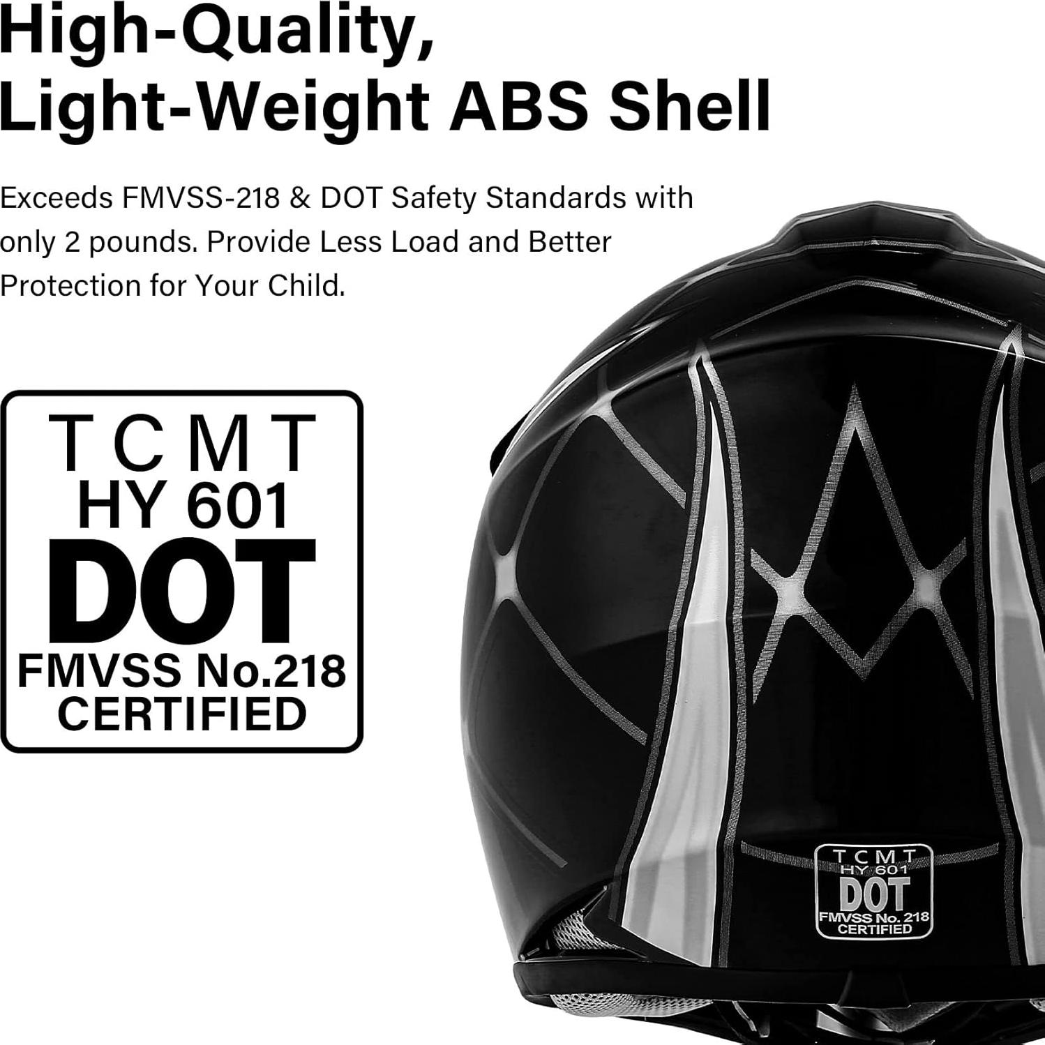 Casco TCMT Off-Road Juvenil + Gafas y Guantes