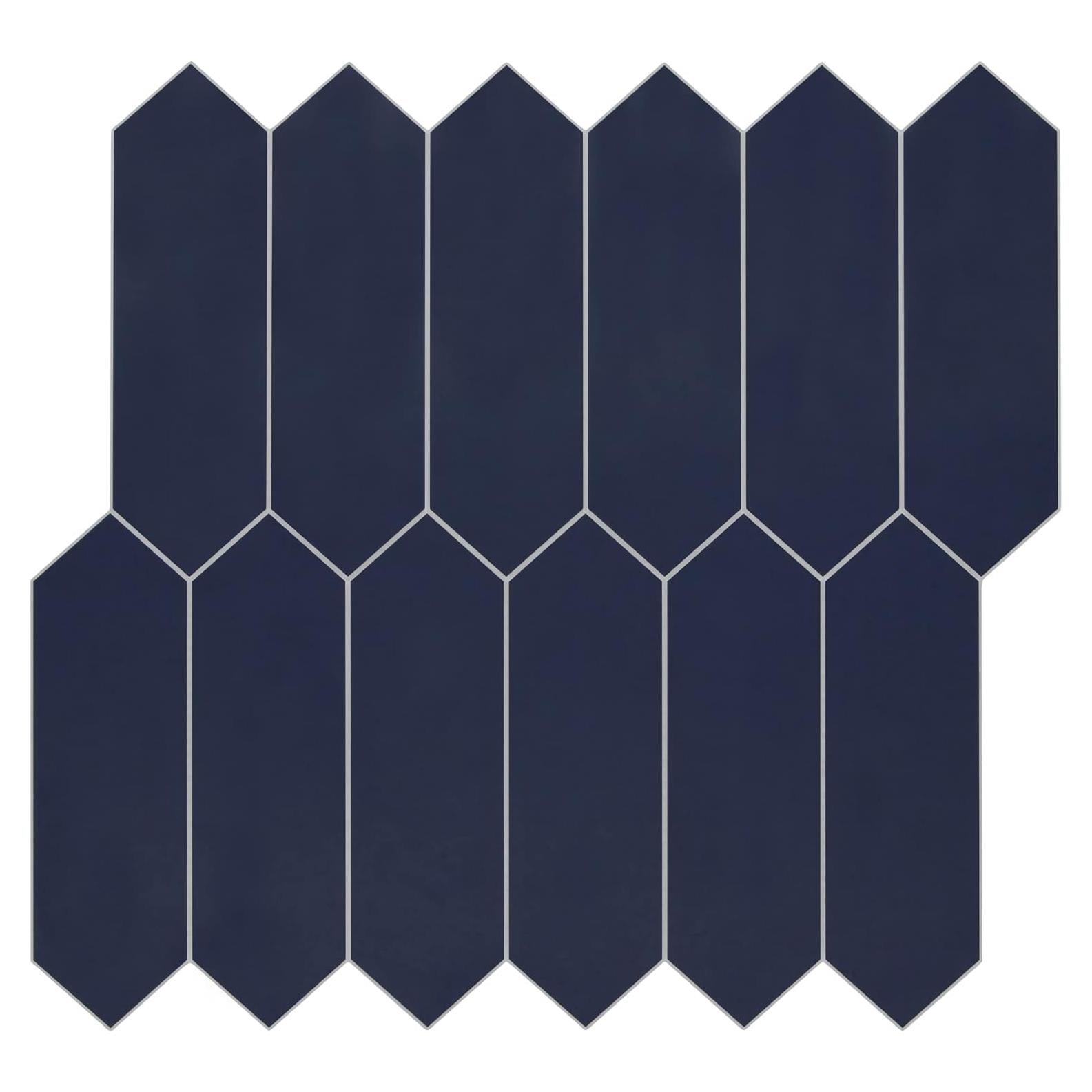 Azulejo de Salpicaduras Sunwings 30.48x28.5cm Azul Marino