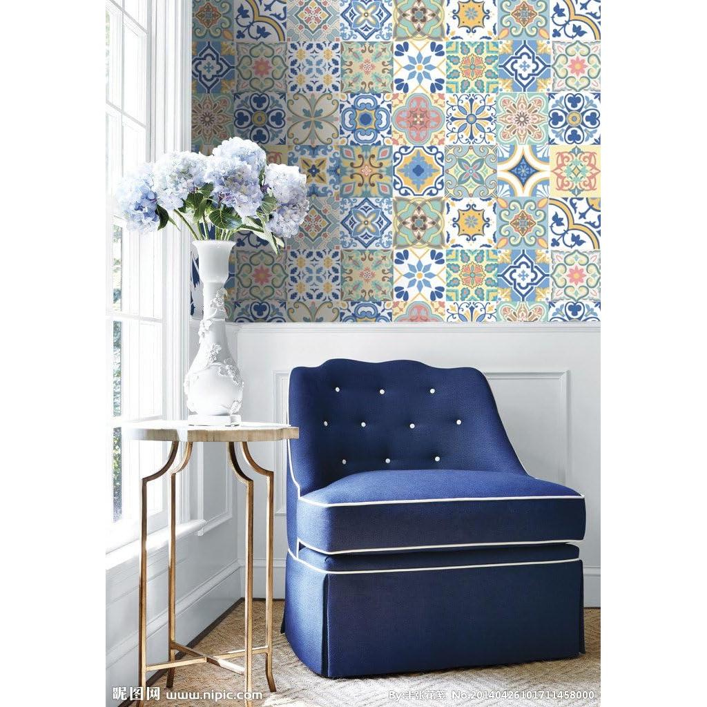 Calcomanías de Azulejos Mexicanos GSS - Paquete de 24 Unidades 10x10cm