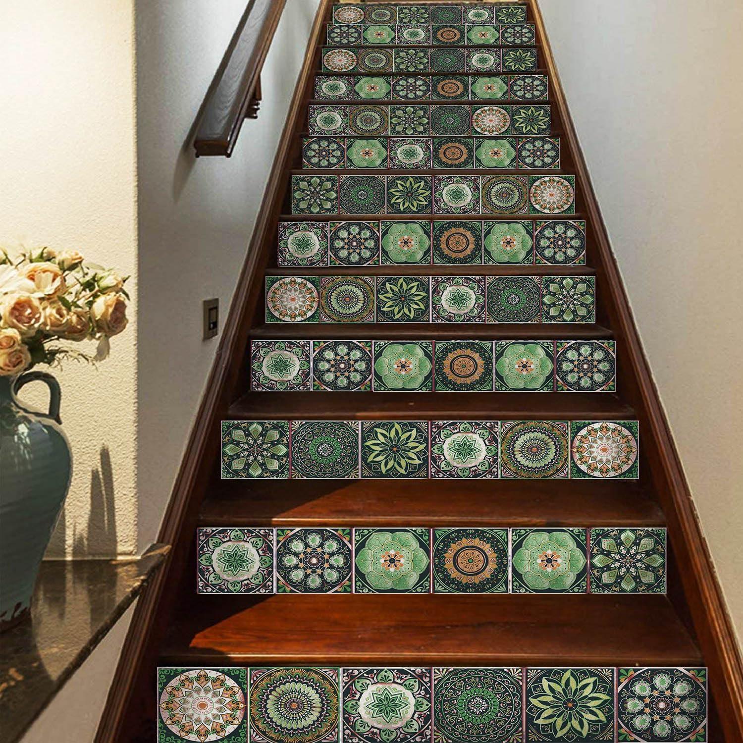 Pegatinas de Azulejos Autoadhesivas Merouk 12 Pcs 15x15 cm