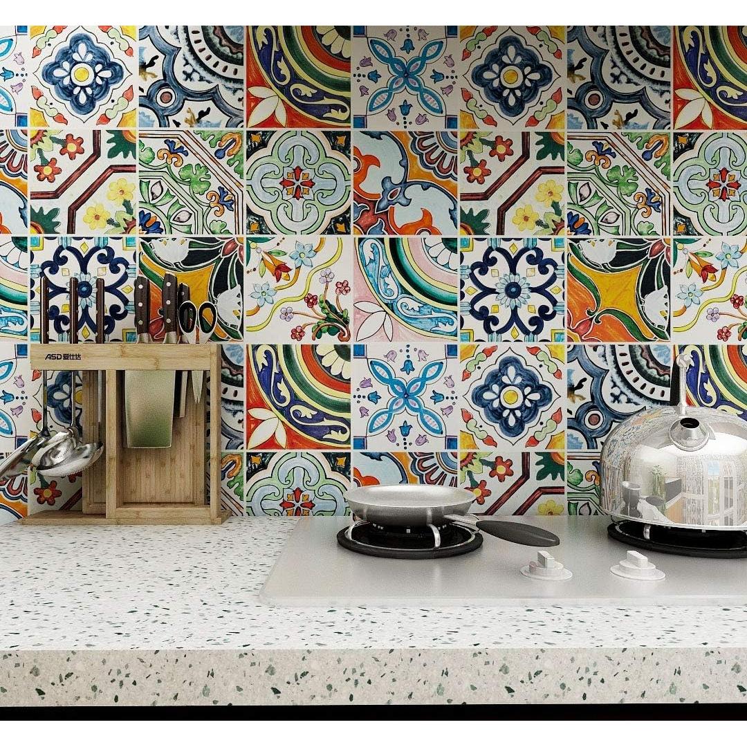 Calcomanías de Azulejos Heimerdinger 12 Piezas 15x15cm Multi