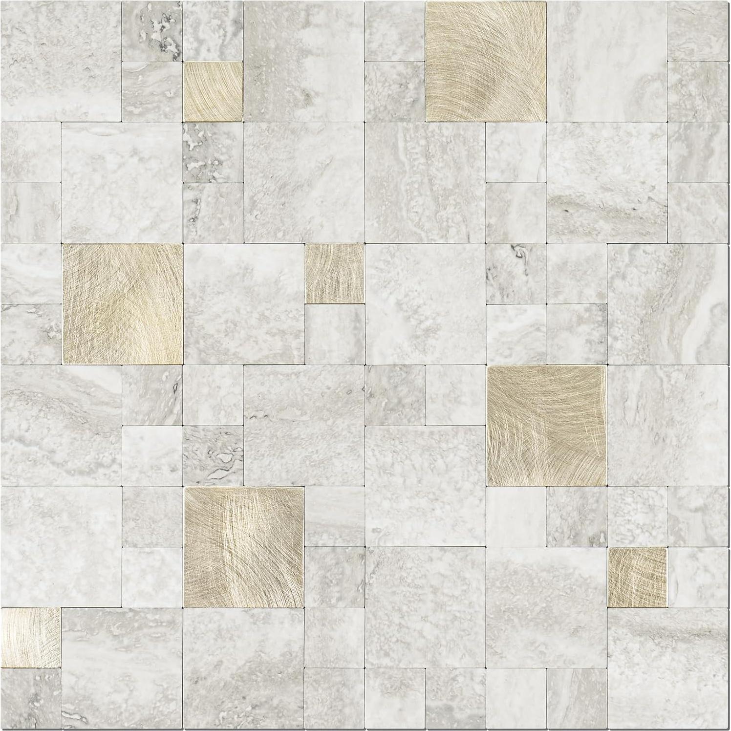 Azulejos Autoadhesivos STICKGOO 30x30 cm Beige - 10 Hojas