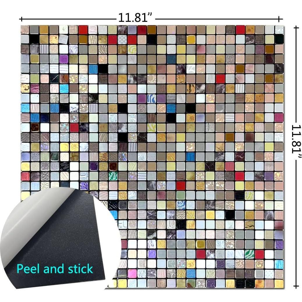 Azulejos Autoadhesivos Weimeisc 30x30 cm para Cocina y Baño