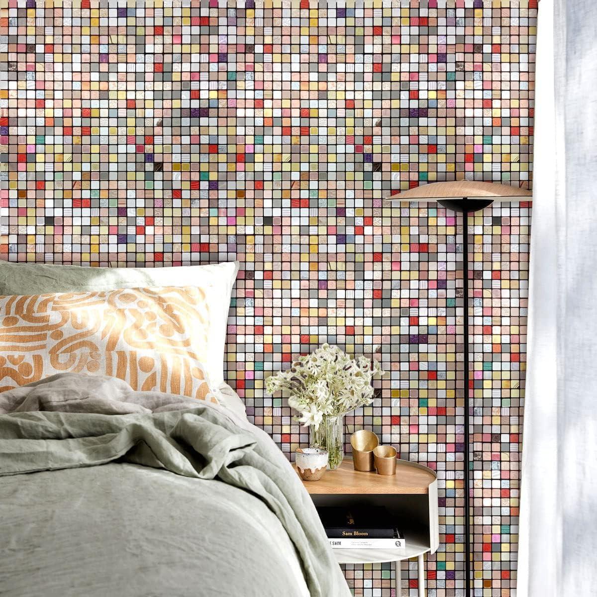 Azulejos Autoadhesivos Weimeisc 30x30 cm para Cocina y Baño