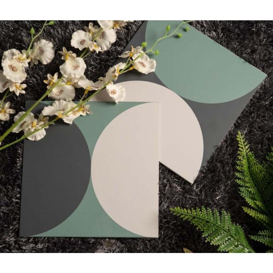 Azulejo Autoadhesivo COLAMO Verde 10 Piezas 19.81cm