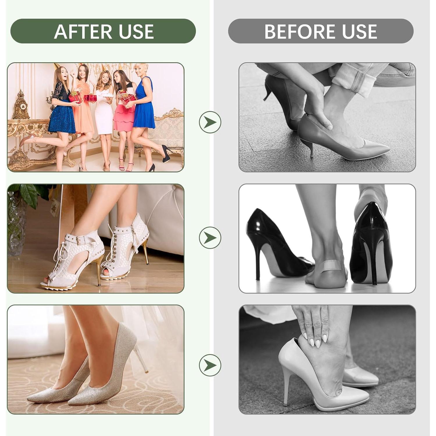 Almohadillas para Talones EIRMAT - 4 Pares Transparentes