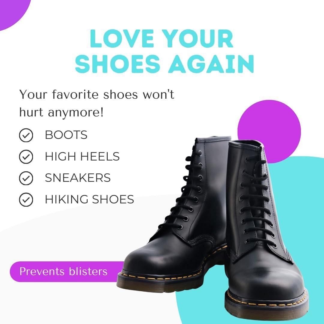 Protectores de Talón de Gel BACK TO ROOTZ - 4 Piezas