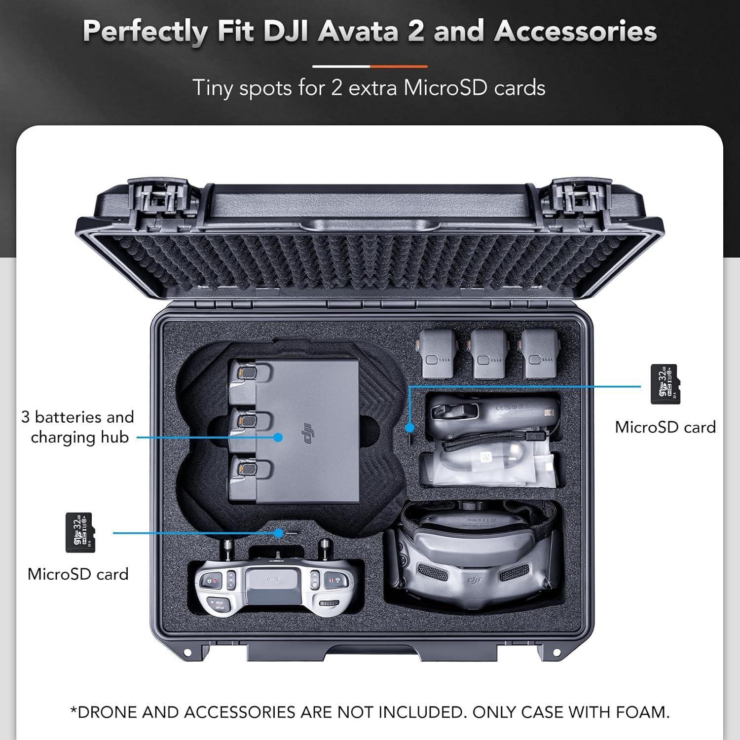 Estuche Duro Impermeable Lykus Titan AT200 para DJI Avata 2