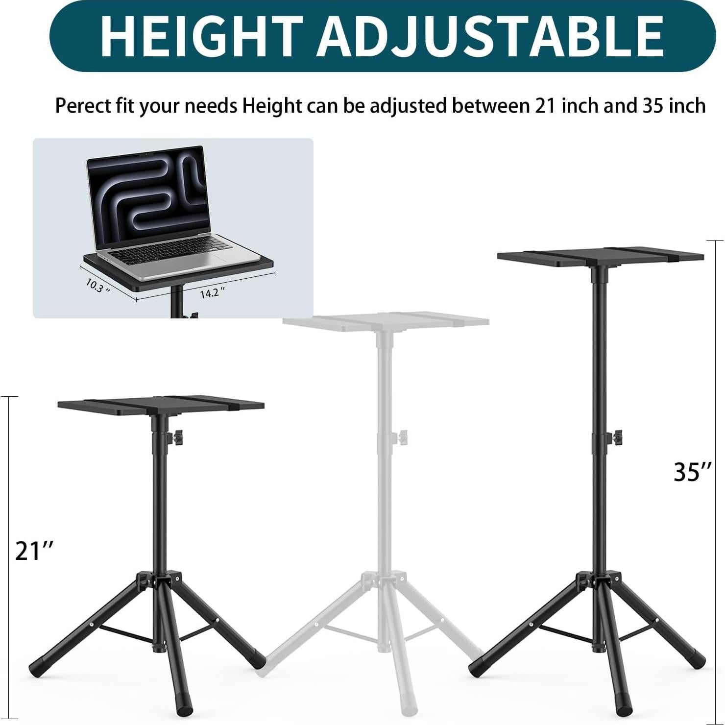 Soporte de Proyector Tripode GLEAM Altura Ajustable 53-89 cm