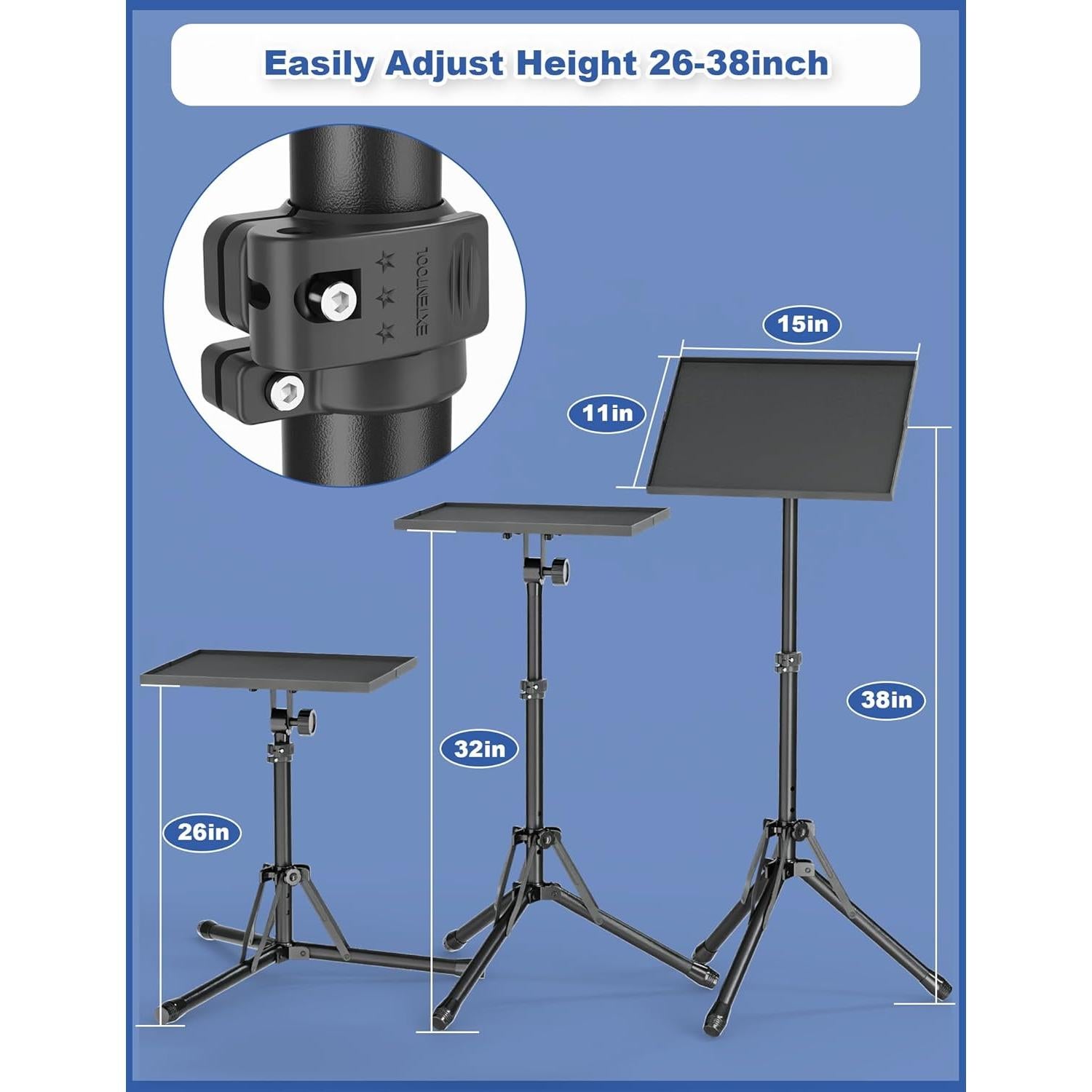 Soporte de Proyector Tripode GSOW Ajustable 66-96 cm 13.6 kg