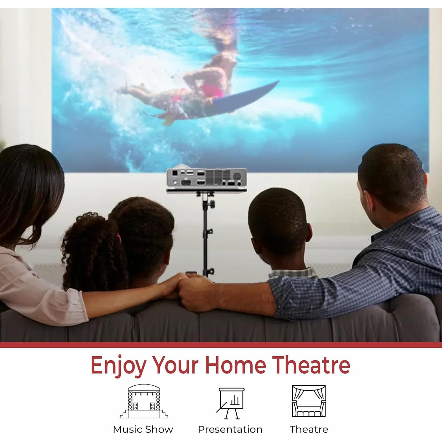 Soporte de Proyector Tripode PEENOZ Ajustable 52 a 140 cm