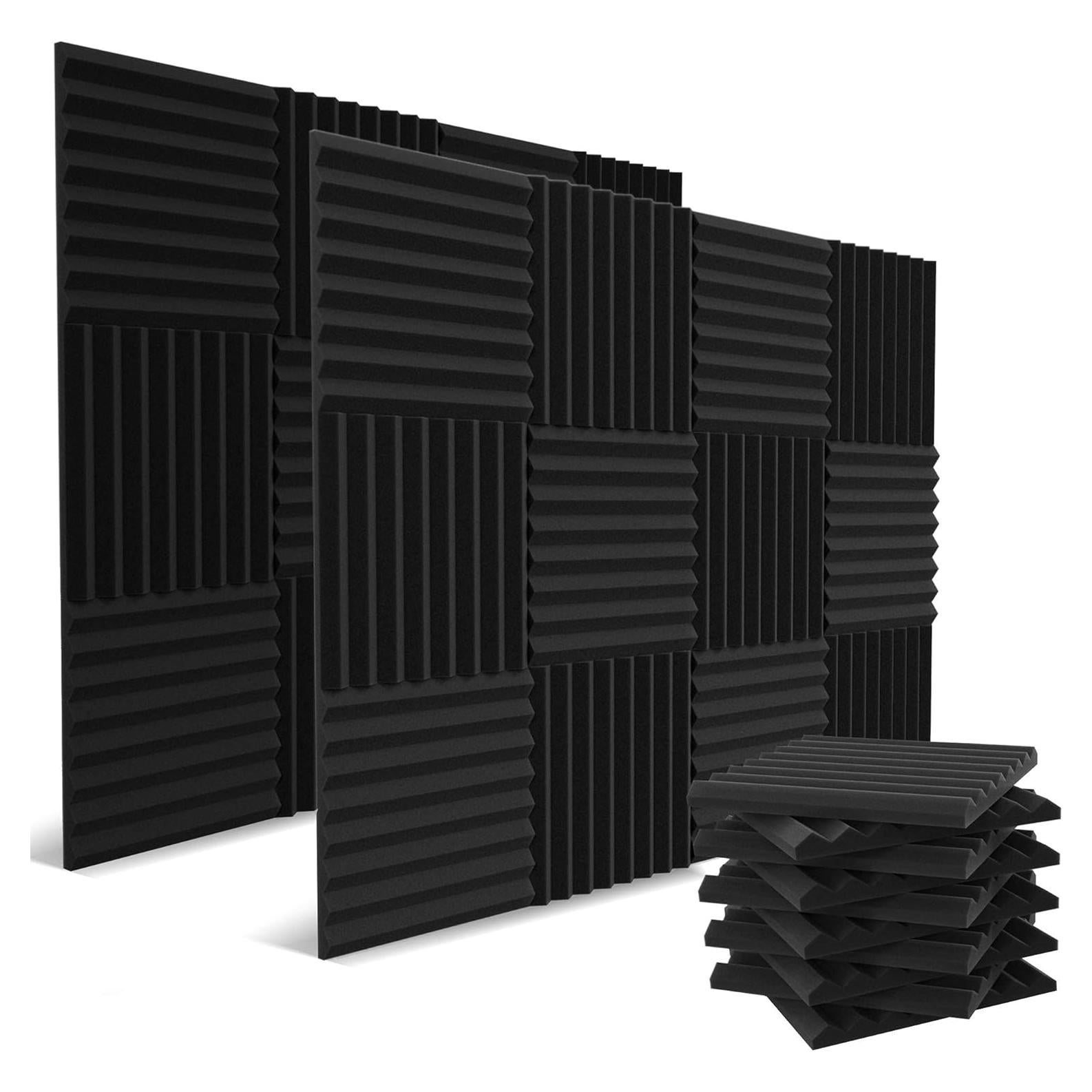 Paquete de 52 Paneles Acústicos Audiosoul 30x30 cm Carbón