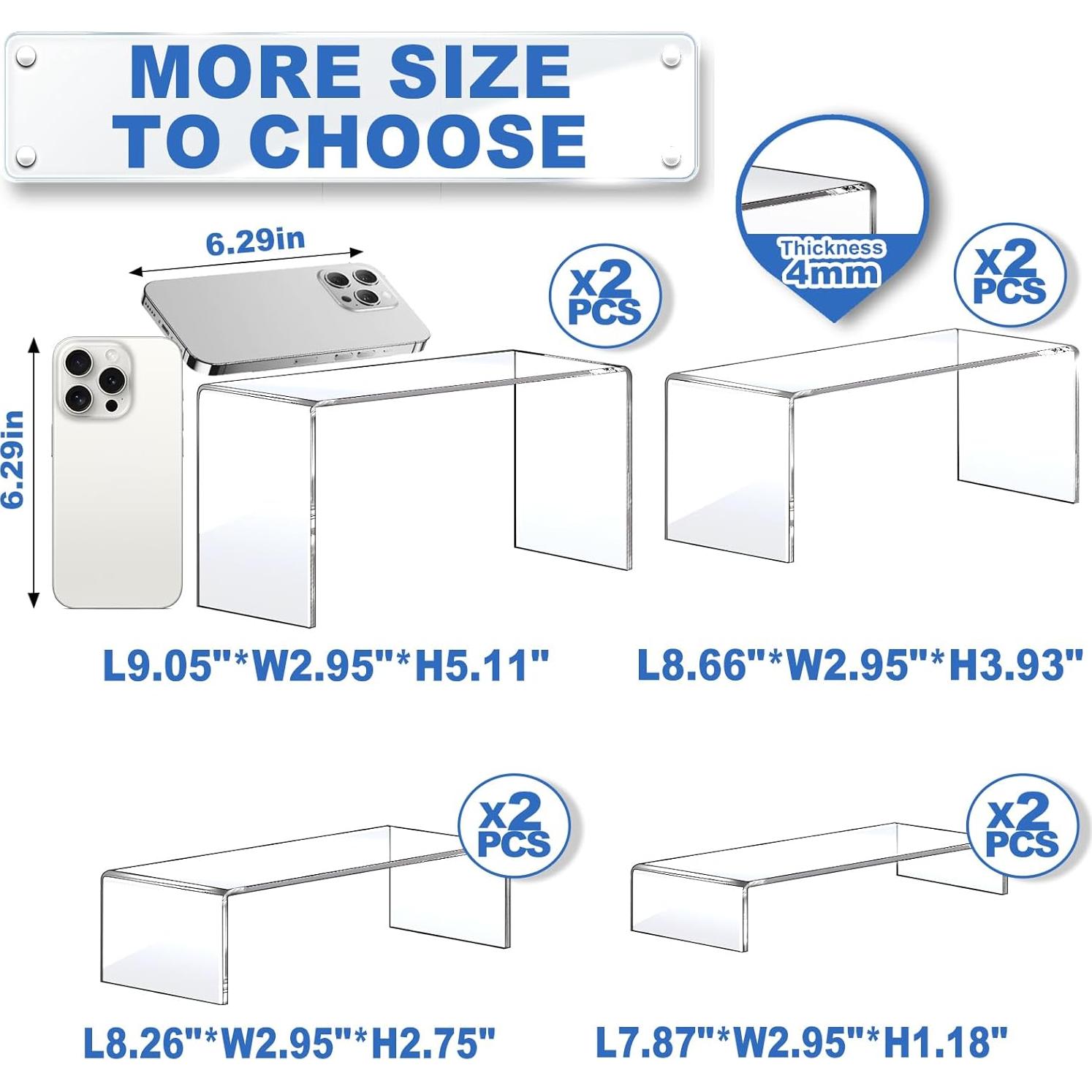 Soportes Acrílicos Aheroi 8 Pcs para Exhibición 20-23cm