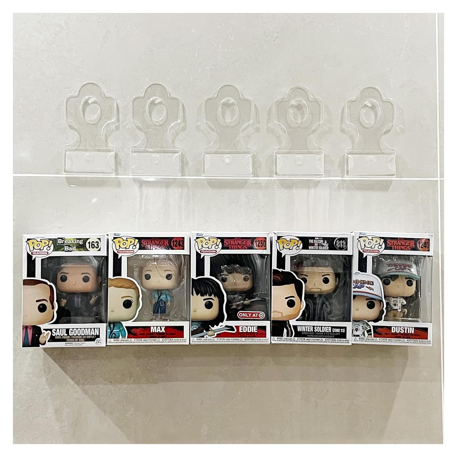 YODAR 10 Estantes Flotantes Acrílico para Figuras en Caja