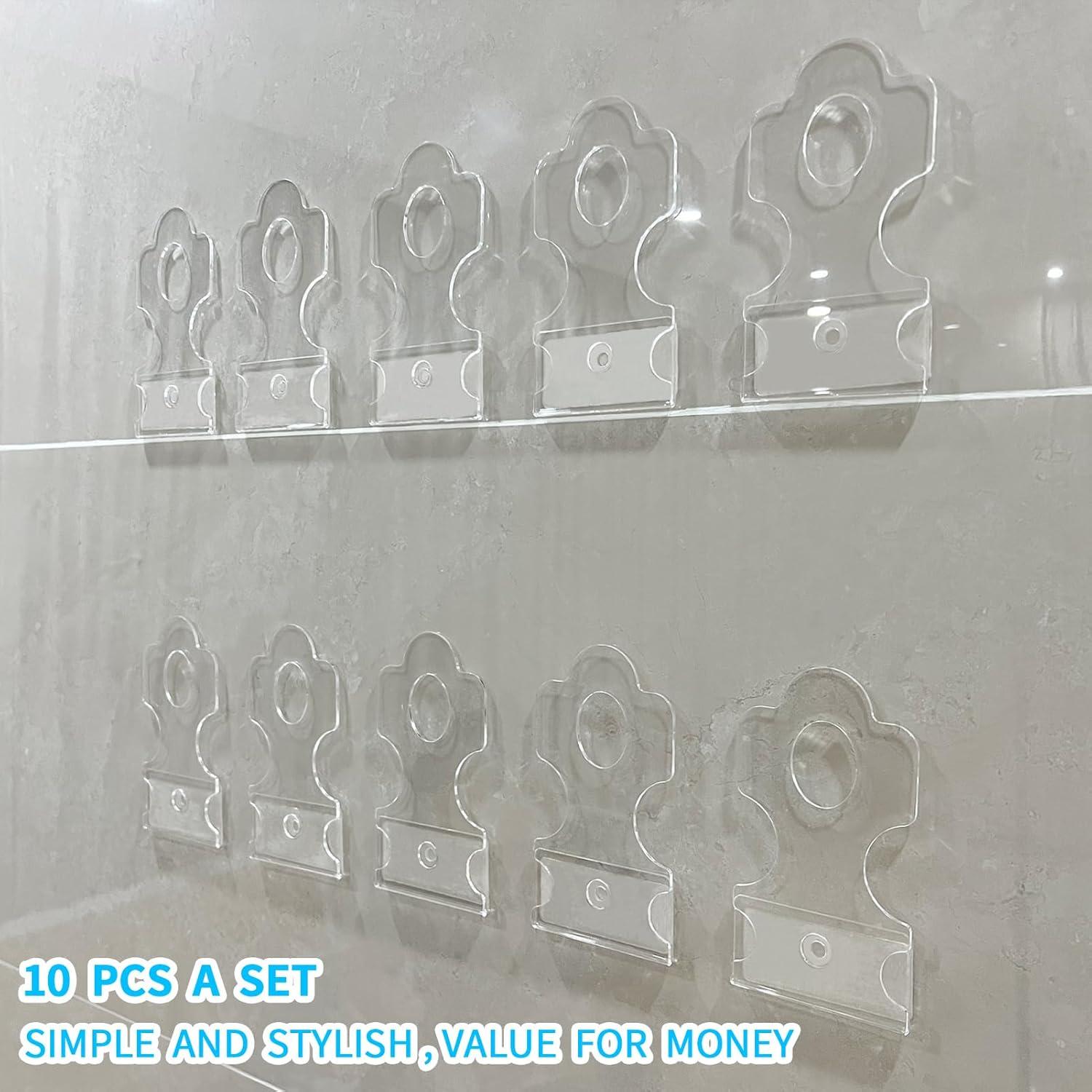 YODAR 10 Estantes Flotantes Acrílico para Figuras en Caja