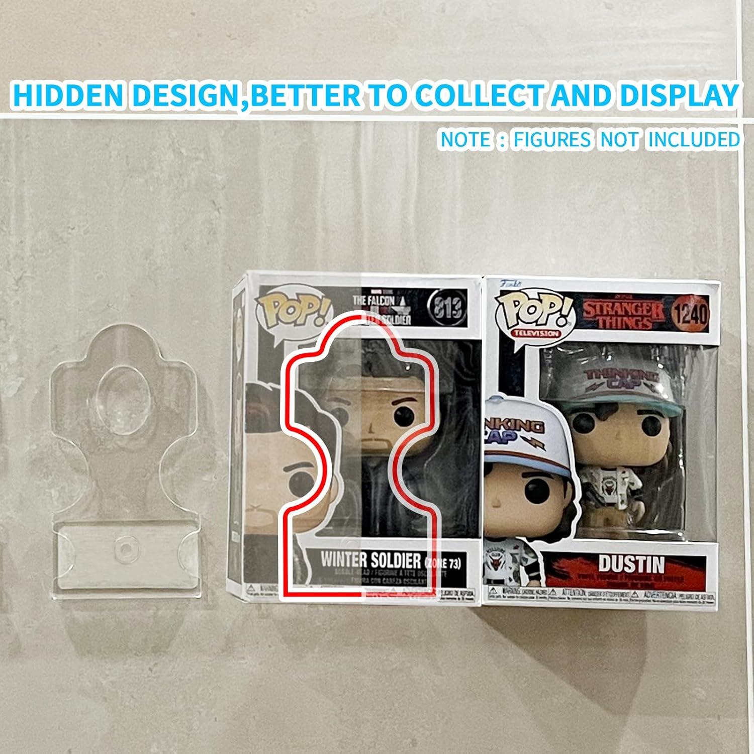 YODAR 10 Estantes Flotantes Acrílico para Figuras en Caja