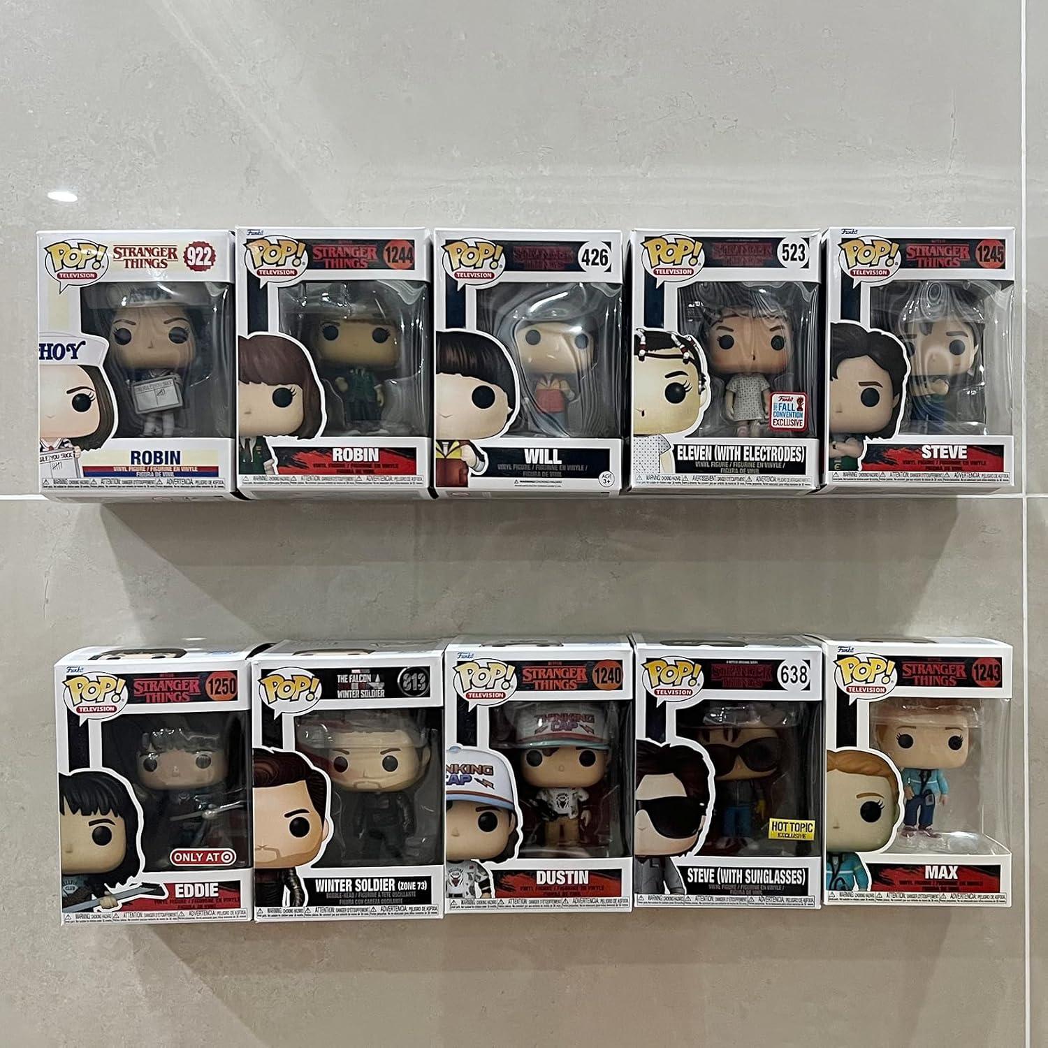 YODAR 10 Estantes Flotantes Acrílico para Figuras en Caja